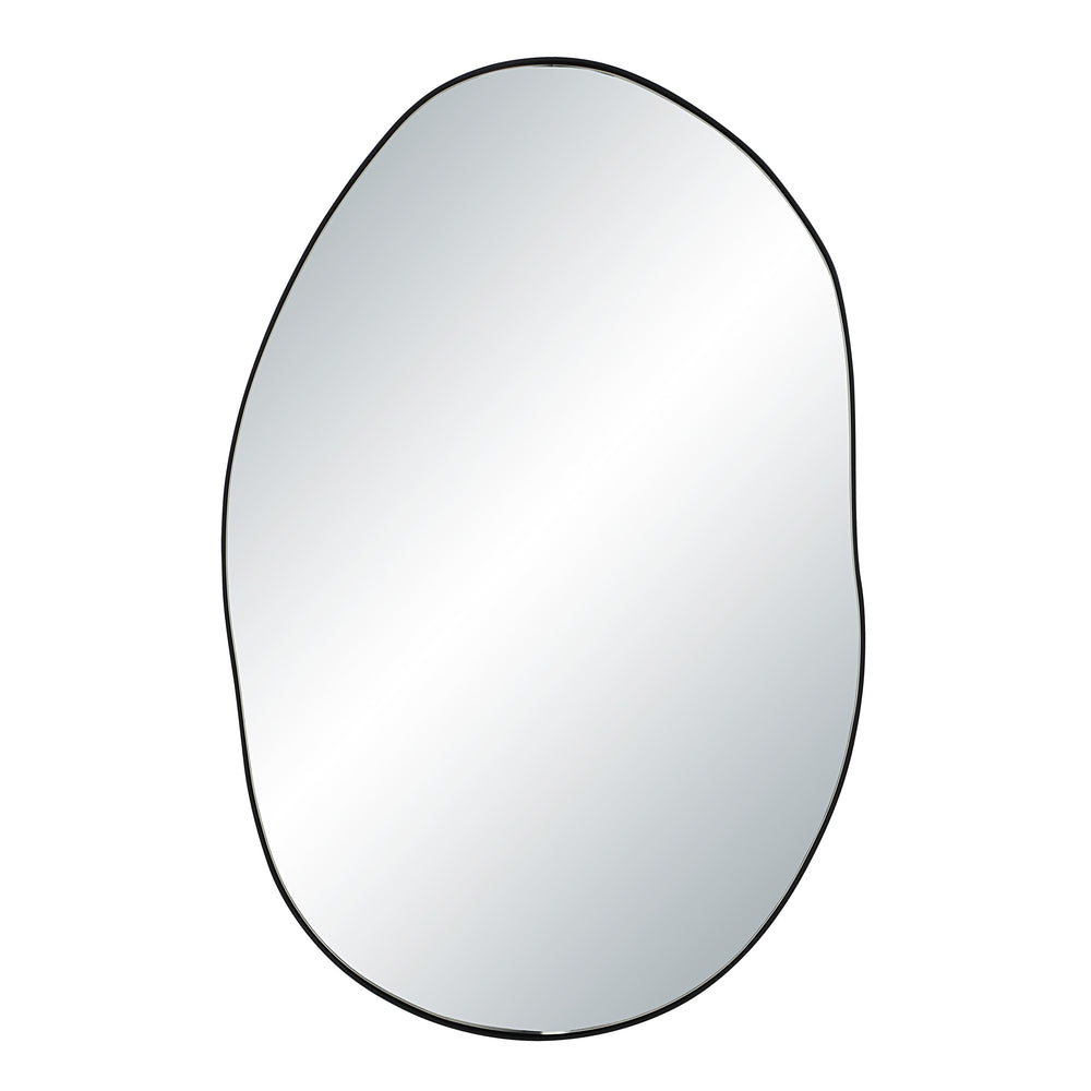 Messini 30" H x 20" W Wall Mirror, Black - Main Image - MT2722
