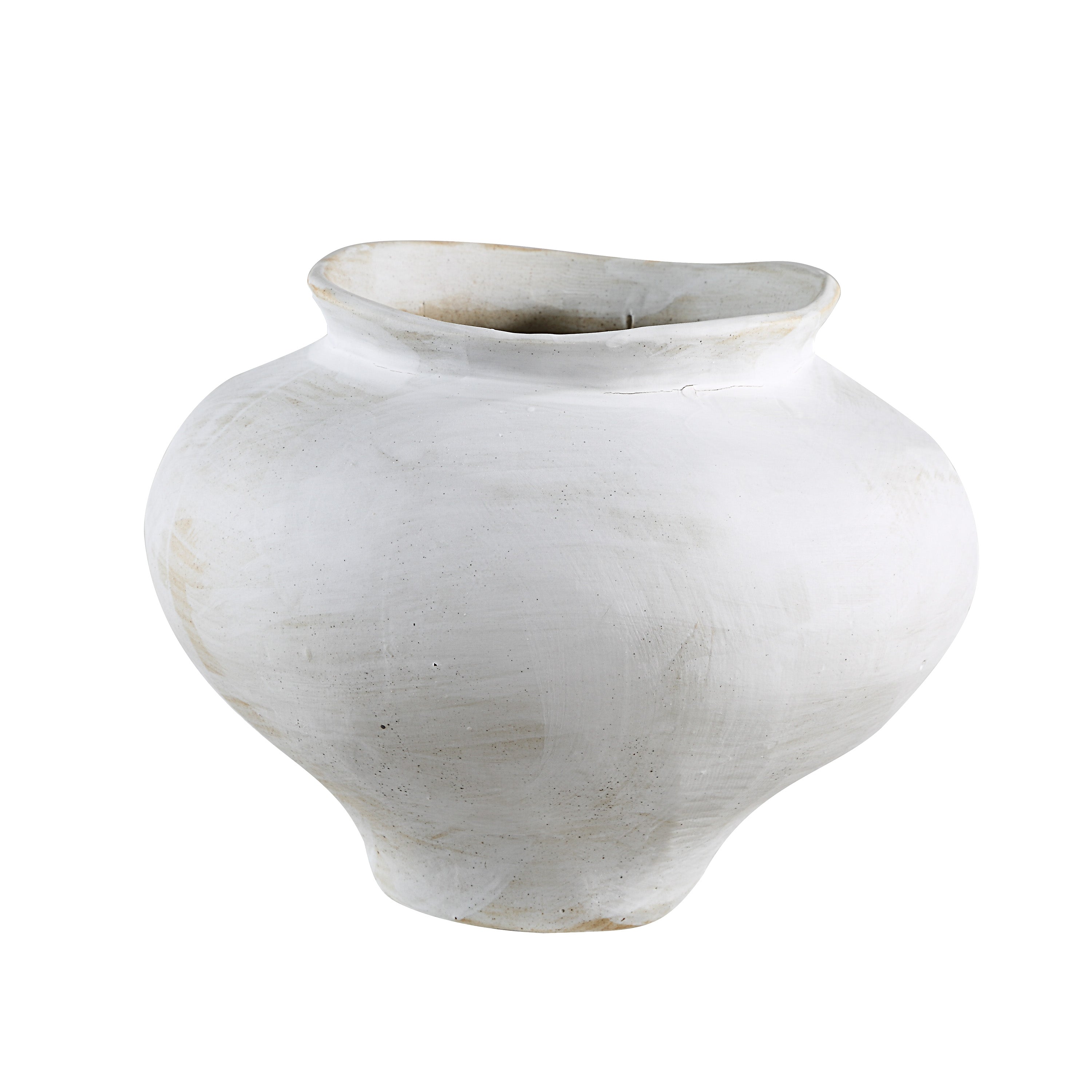 Ella Indoor Vase, White - Angle Image - VAS299