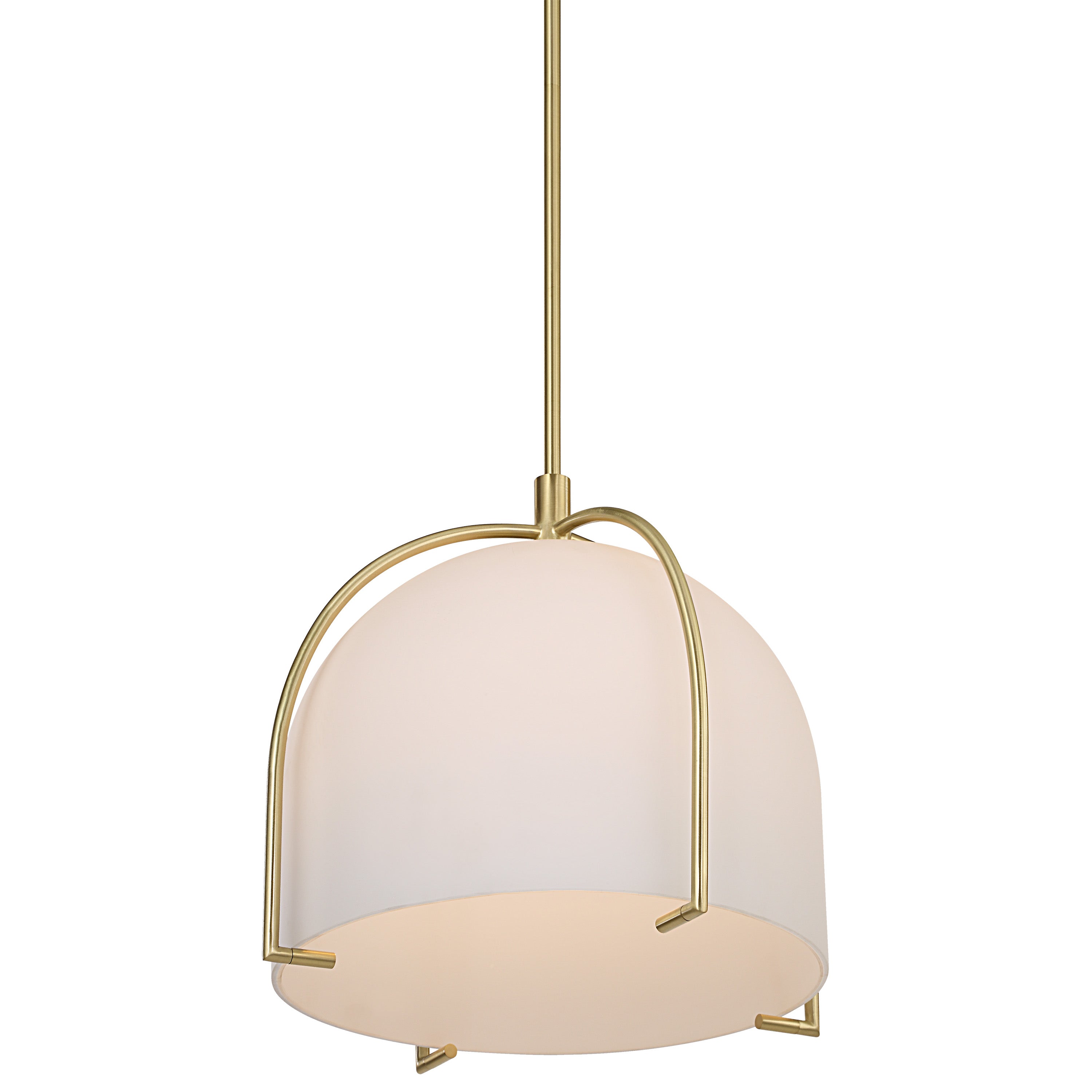 Alicante 76" Height Ceiling Fixture, Milk White - Angle Image - LPC4490