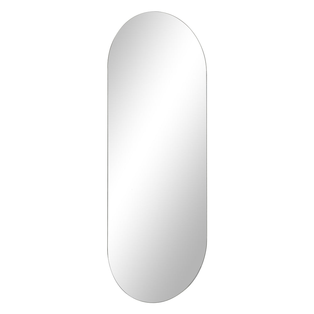 Kastelli 60" H x 24" W Wall Mirror, Grey - Angle Image - MT2696