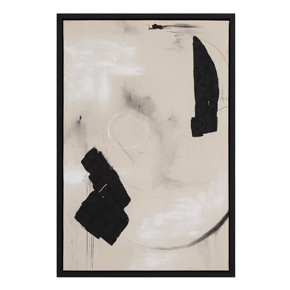 Asia 24" Wide Canvas Art with Wood Frame, Painted Black - Additional Image 3 - OL2146