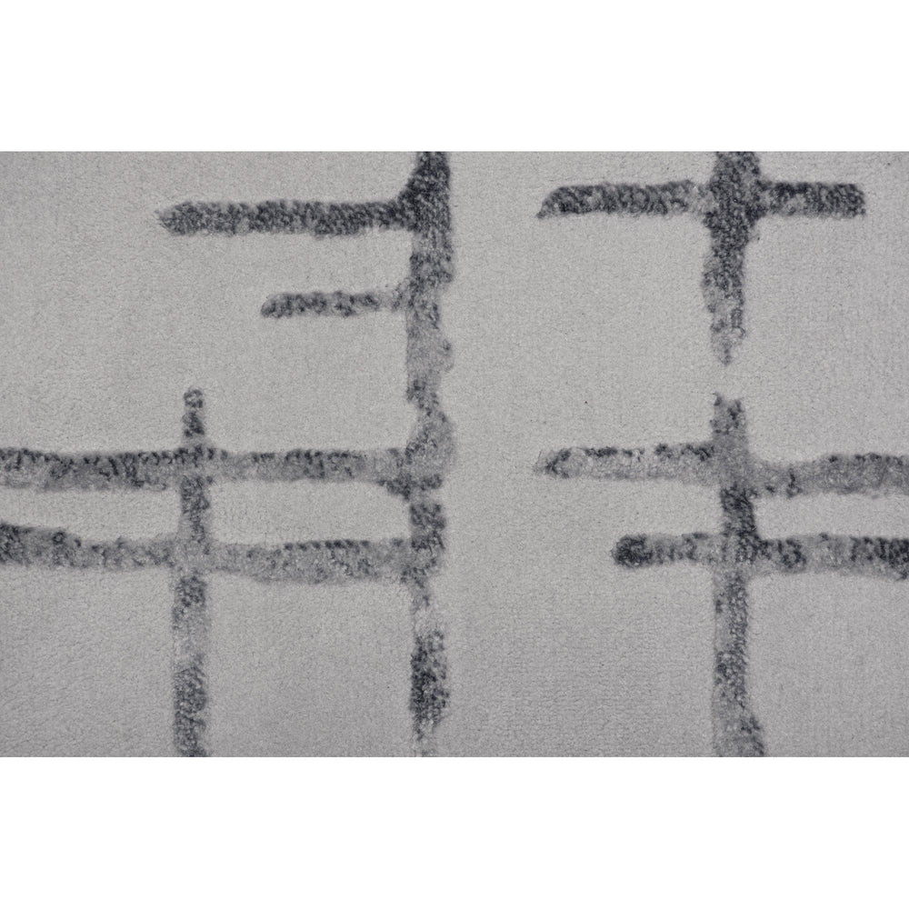 Ariella 3x5 Power loomed Indoor Rug, Grey - Additional Image 2 - RARI-20079-35