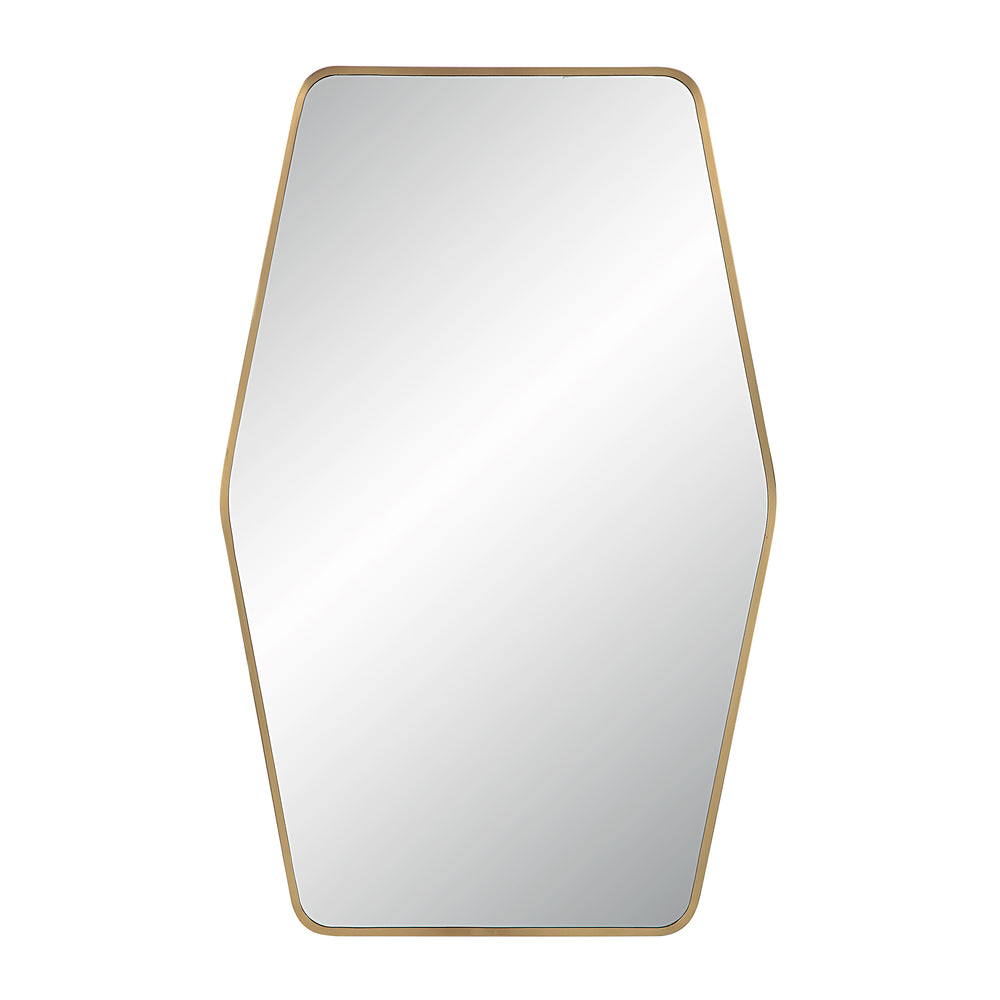 Mocha 40" Tall Rectangular Mirror, Satin Brass - Main Image - MT2625
