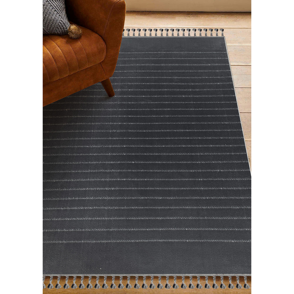 Ambrose 7'10 x 10'2 Power loomed Indoor Rug, Navy - Additional Image 3 - RAMB-10418-810