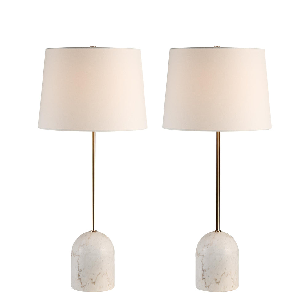 Dili 31" Height Table Lamp, White - Detail Image - LPT1290-SET2
