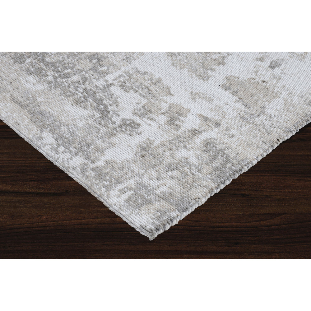 Cusano 8x 10 Flat woven Indoor Rug, Ivory - Angle Image - RCUS-10004-810