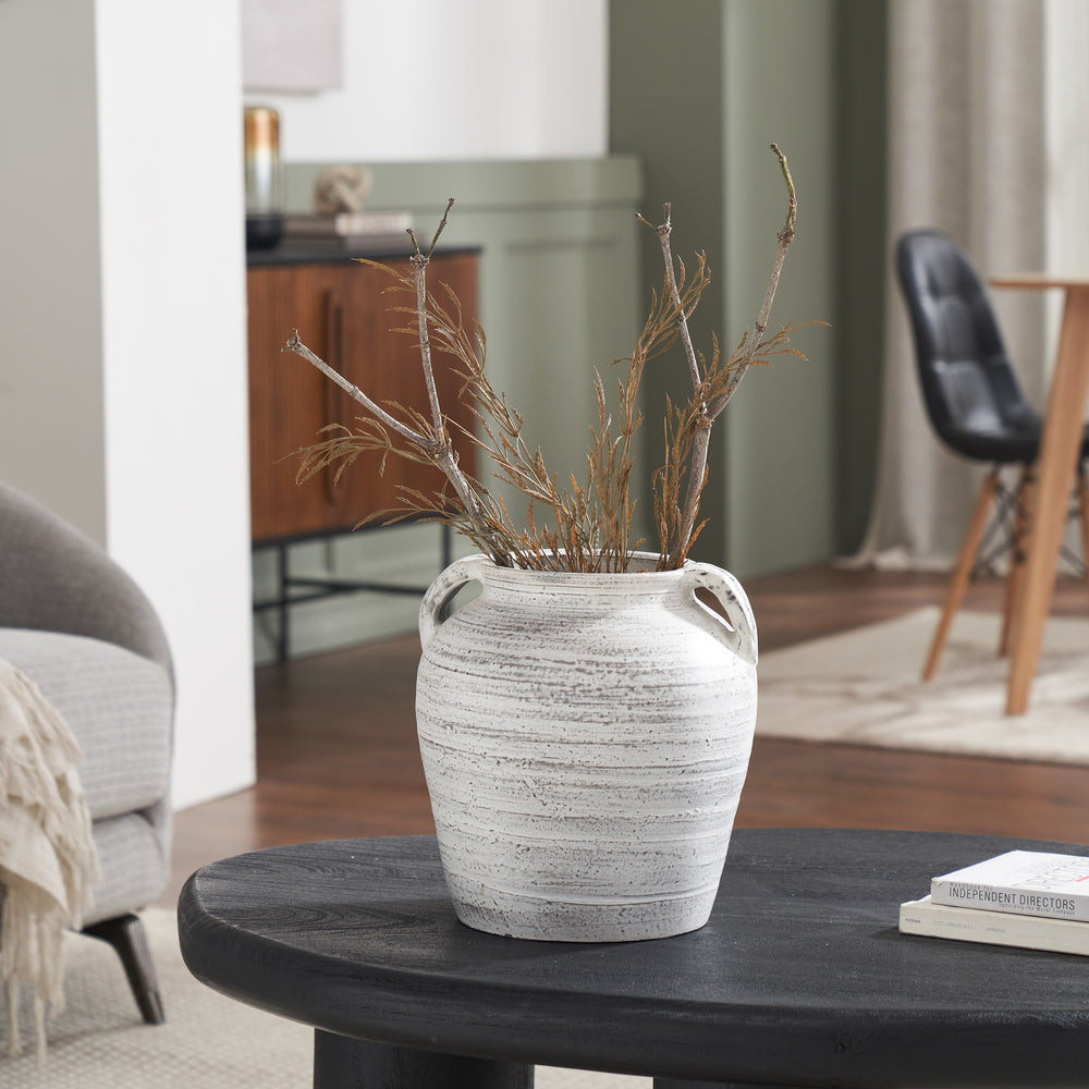 Blanco Indoor Vase, White - Lifestyle Image - VAS294