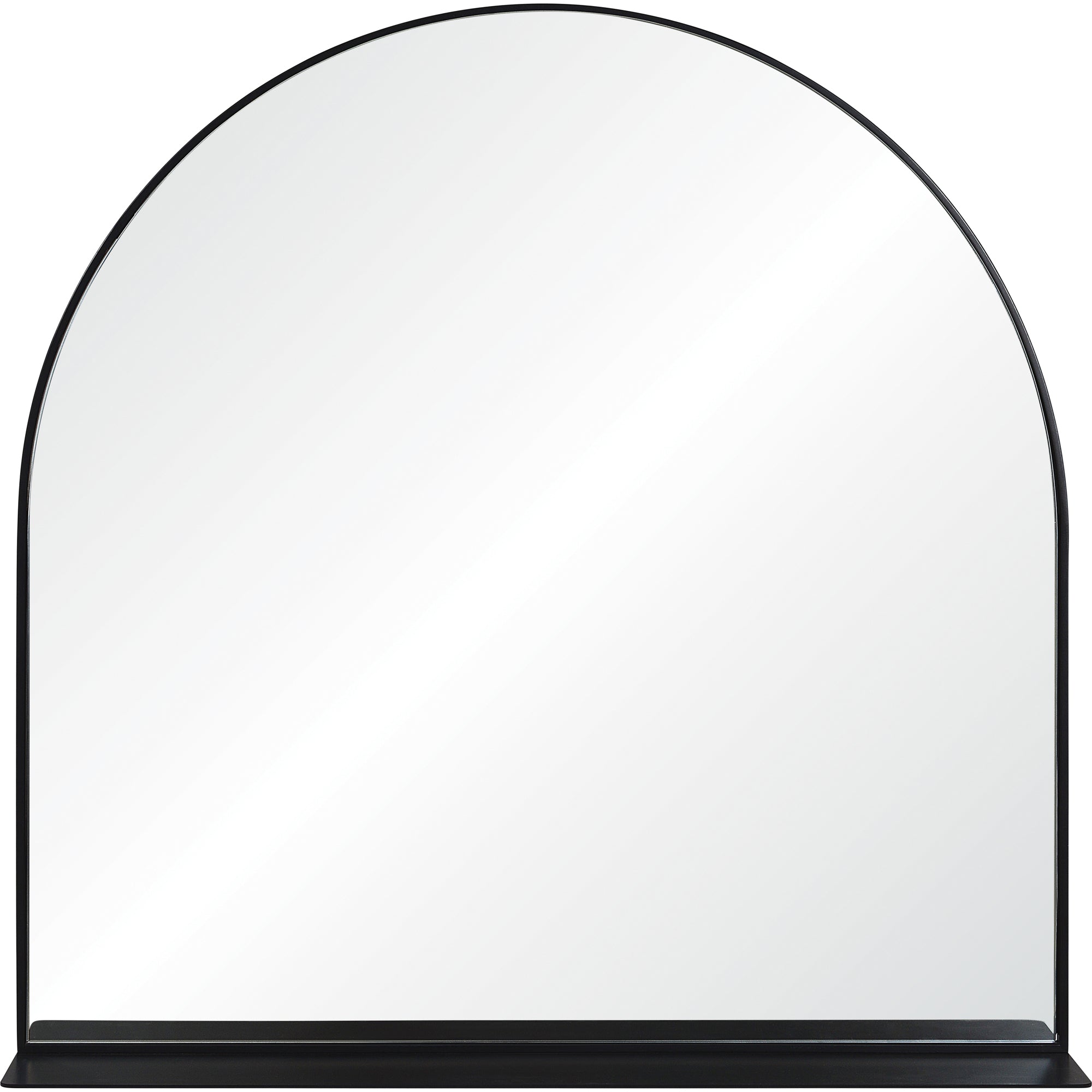 Wearstley 35" Tall Arch Wall Mirror, Black - Main Image - MT2424