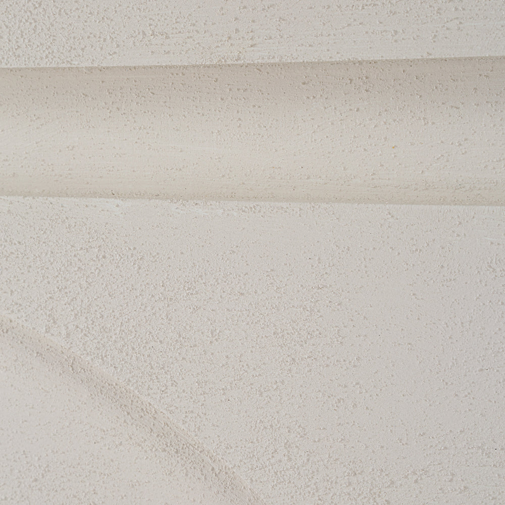 Cadieux 30" Wide Wall Decor, Matte White - Detail Image - W6749