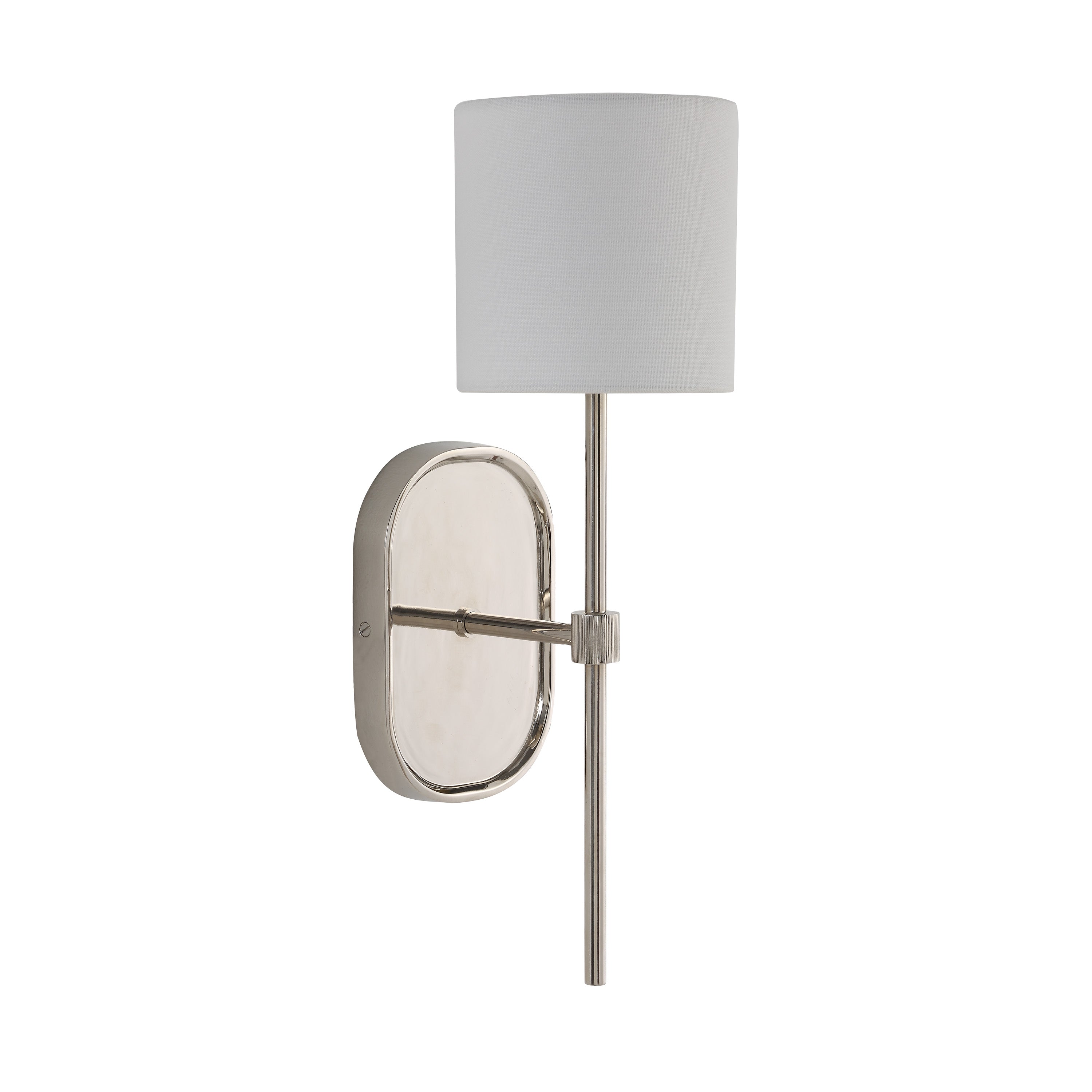 Whitney 17.5" Height Wall Sconce, Grey - Angle Image - WS158