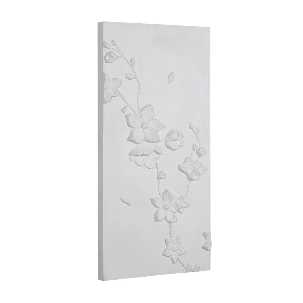 Beaudelaire 20" Wide Wall Decor, Matte White - Additional Image 9 - W6748