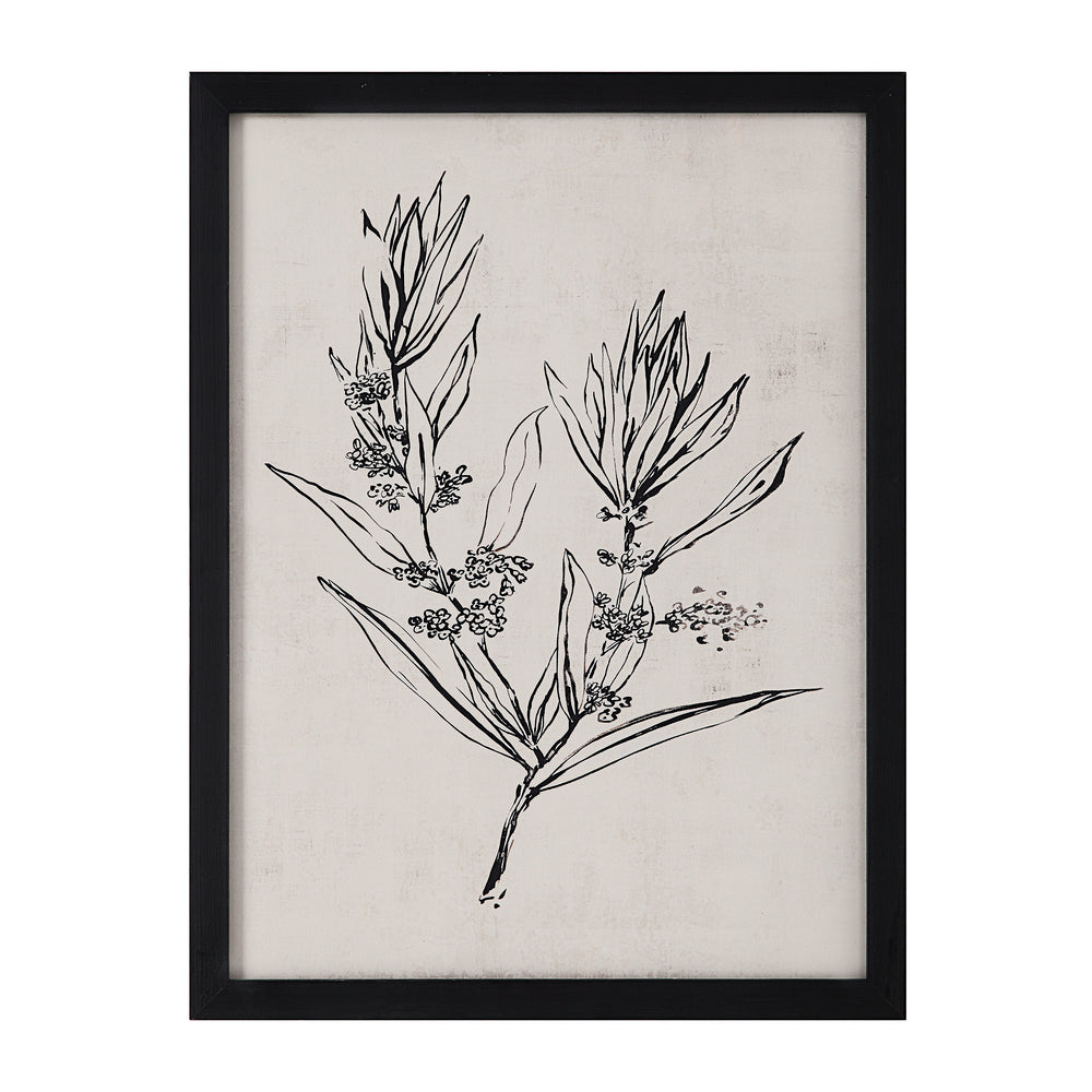 Basset 18" Wide Wall Art with Wood Frame, Painted Black - Additional Image 9 - PA0041