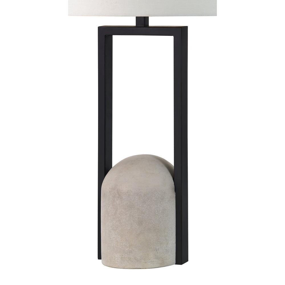 Florah 27.75" Length Table Lamp, Matte Black - Detail Image - LPT1231