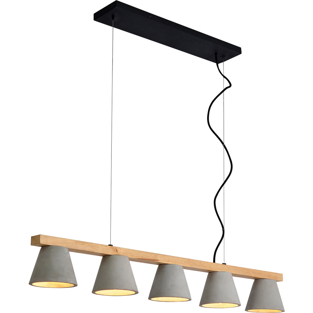 Zain 6" Length Ceiling Fixture, Grey - Additional Image 2 - LPC4330