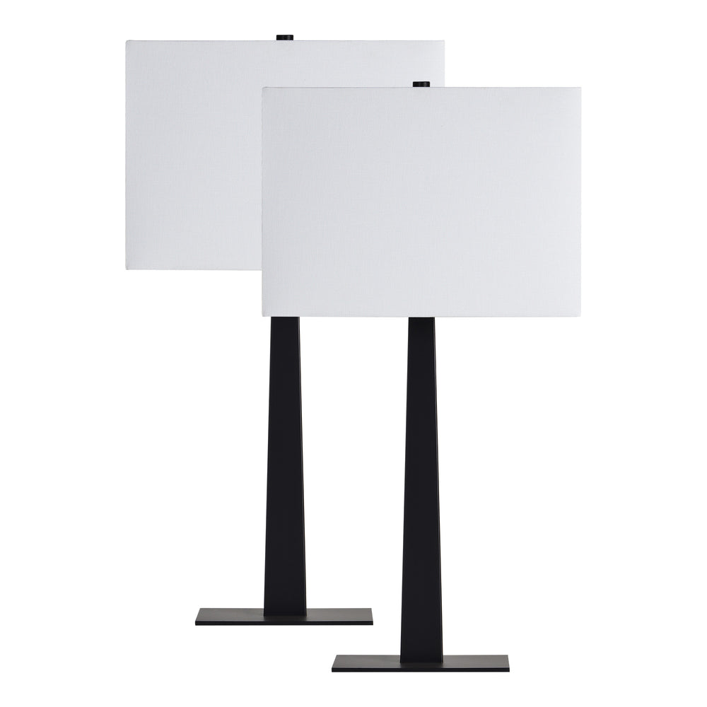 Candace 26" Length Table Lamp- Set of two, Matte Black - Main Image - LPT1252-SET2
