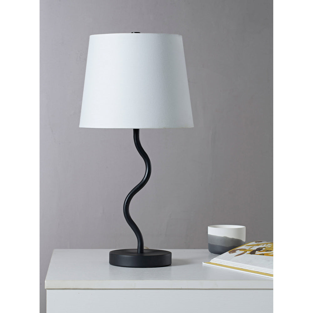 Mayssa 19.75" Length Table Lamp, Matte Black - Lifestyle Image - LPT1232