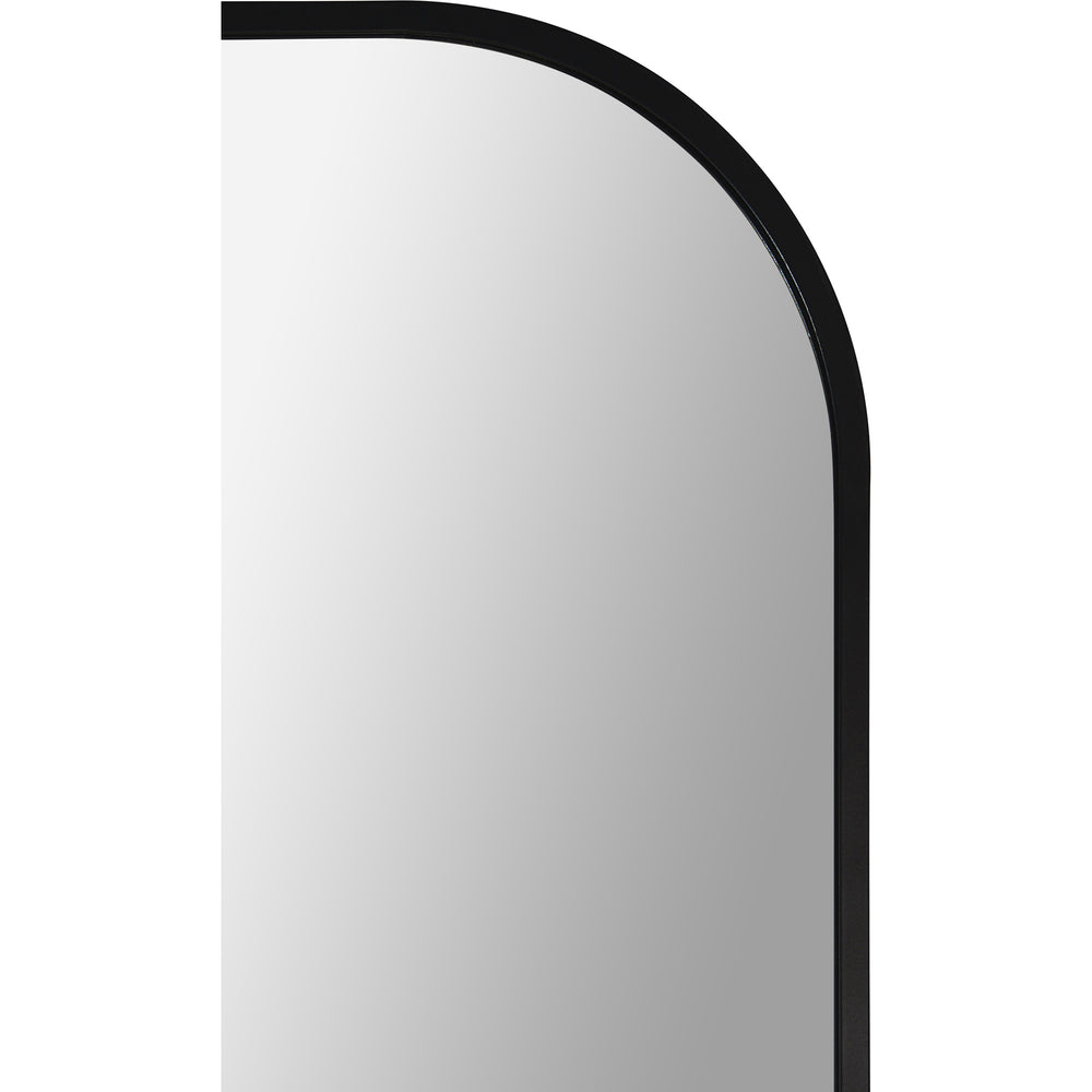 Mandret 72" Tall Irregular Full Length Mirror, Black - Additional Image 2 - MT2381