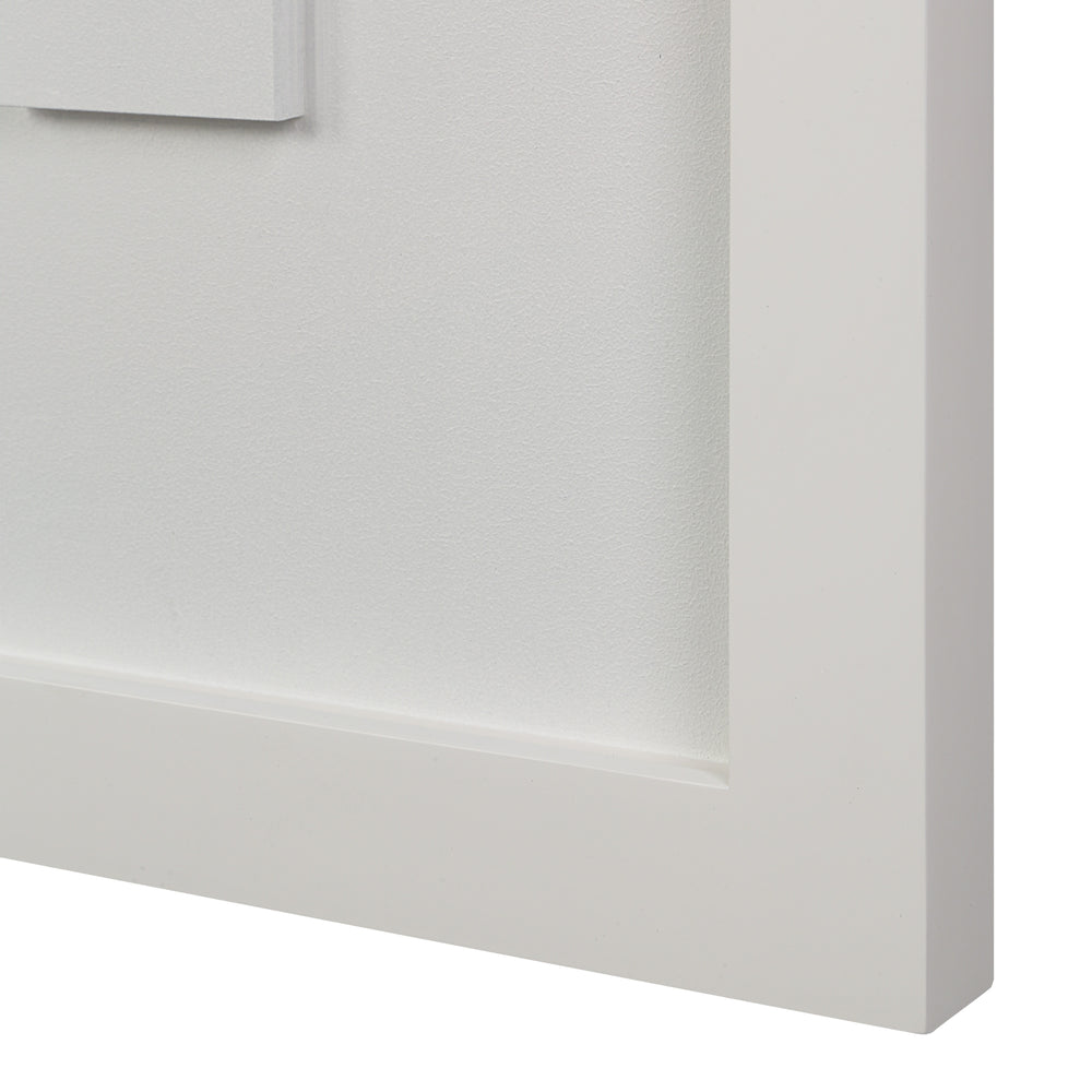 Ispra 19" Wide Wall Decor, Matte White - Additional Images - W6760