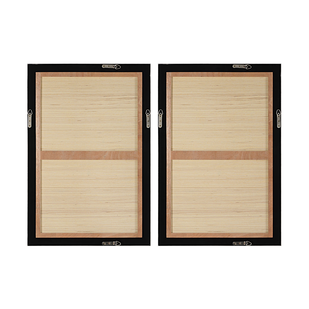 Linen 24.0" Wide Wall Decor, Printed Artwork (2 Piece Set) - Backing Image - W6781
