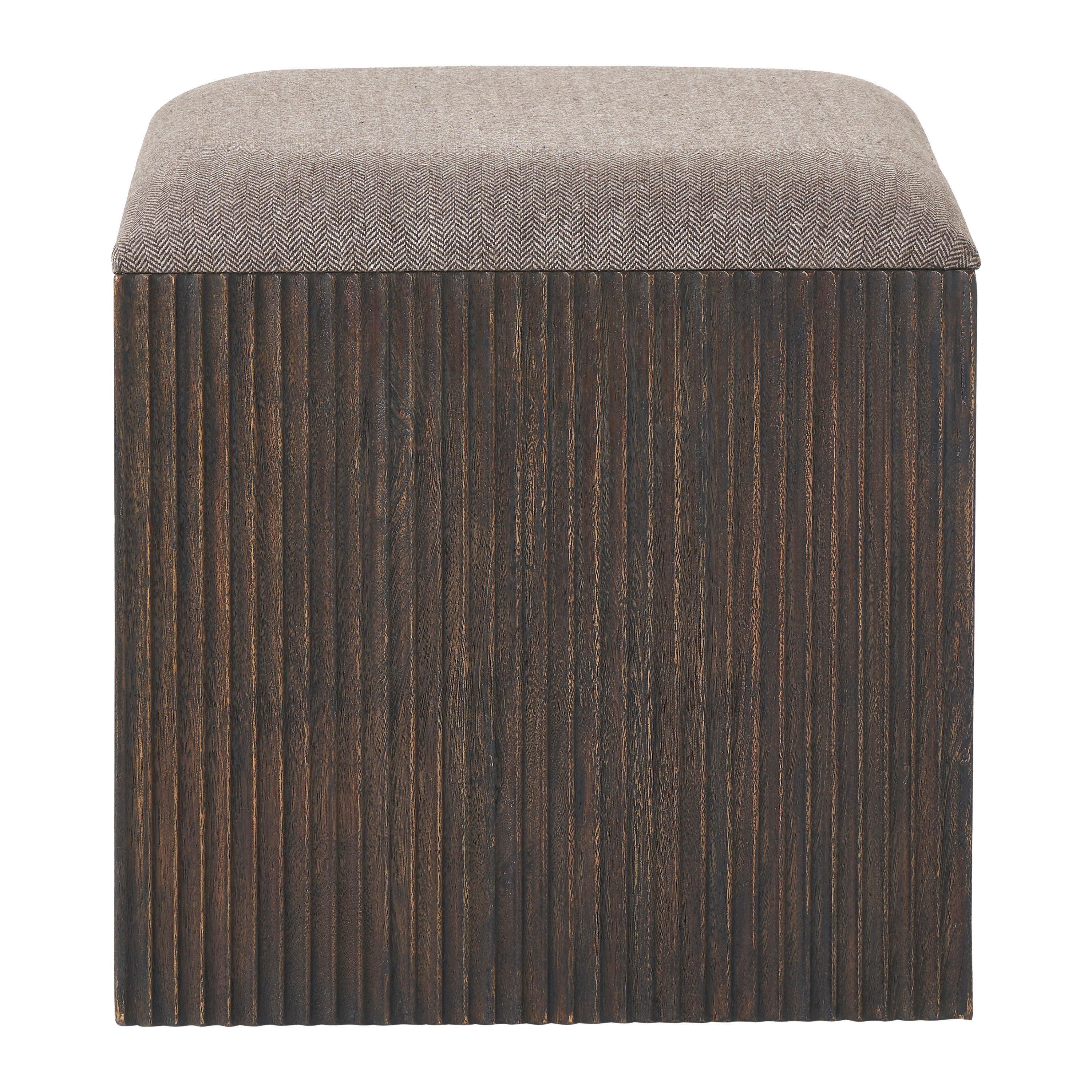 Tristan 18" Height Stool, Brown - Angle Image - CHA111