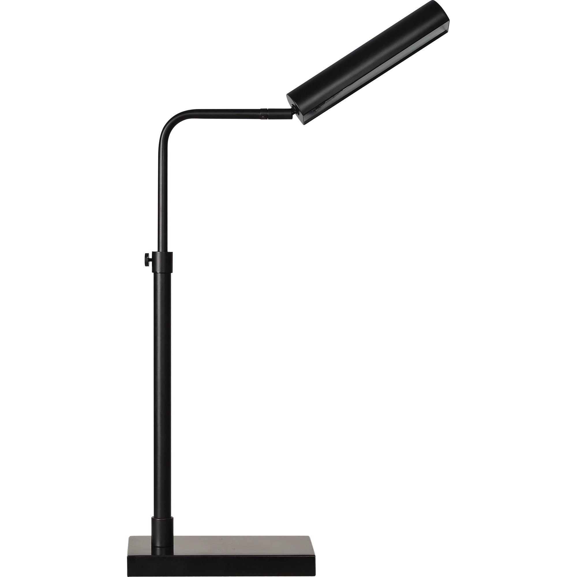 Fabolia 20 ADJ." Length Desk Lamp, Matte Black - Angle Image - LPT1208