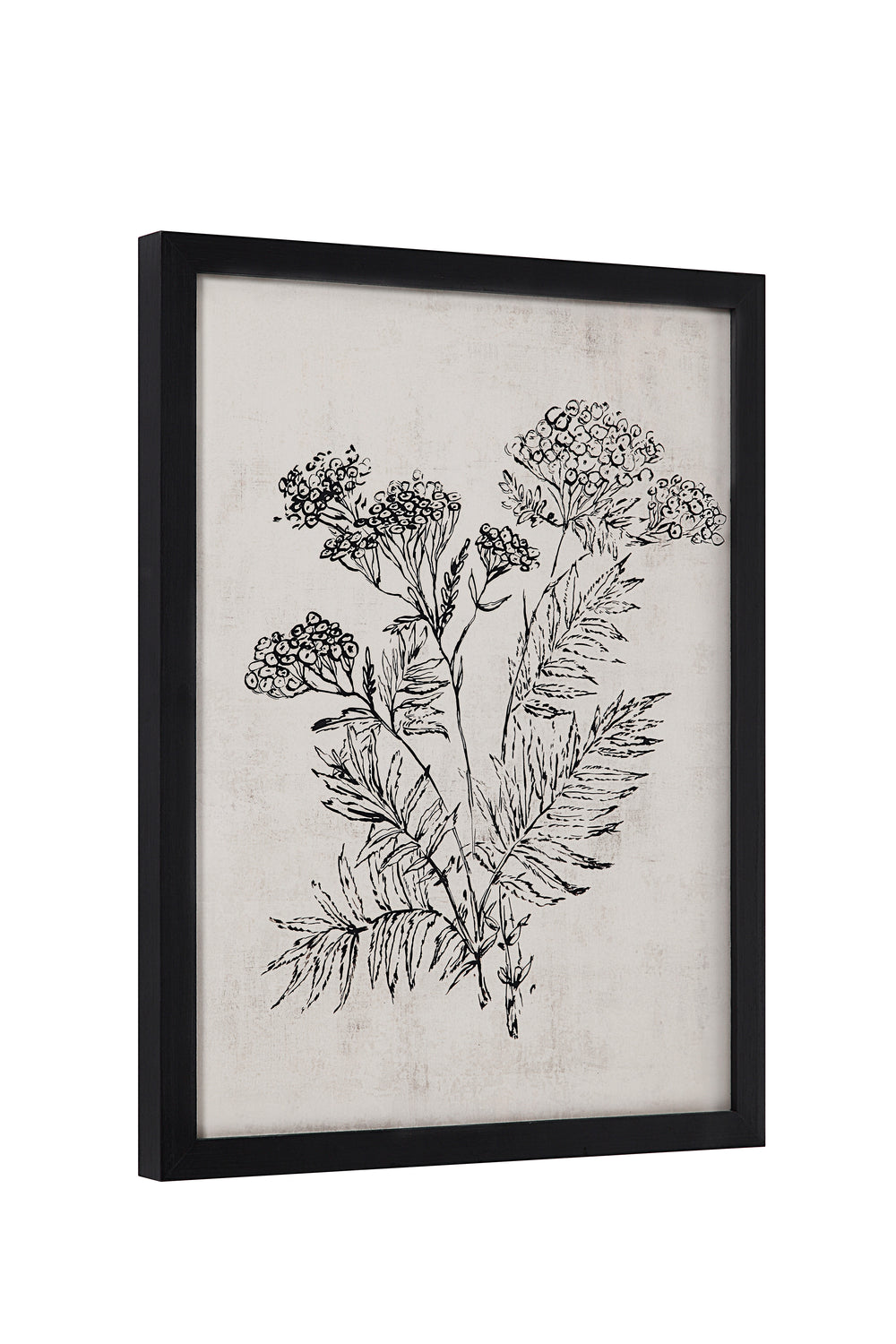 Basset 18" Wide Wall Art with Wood Frame, Painted Black - Additional Image 6 - PA0041