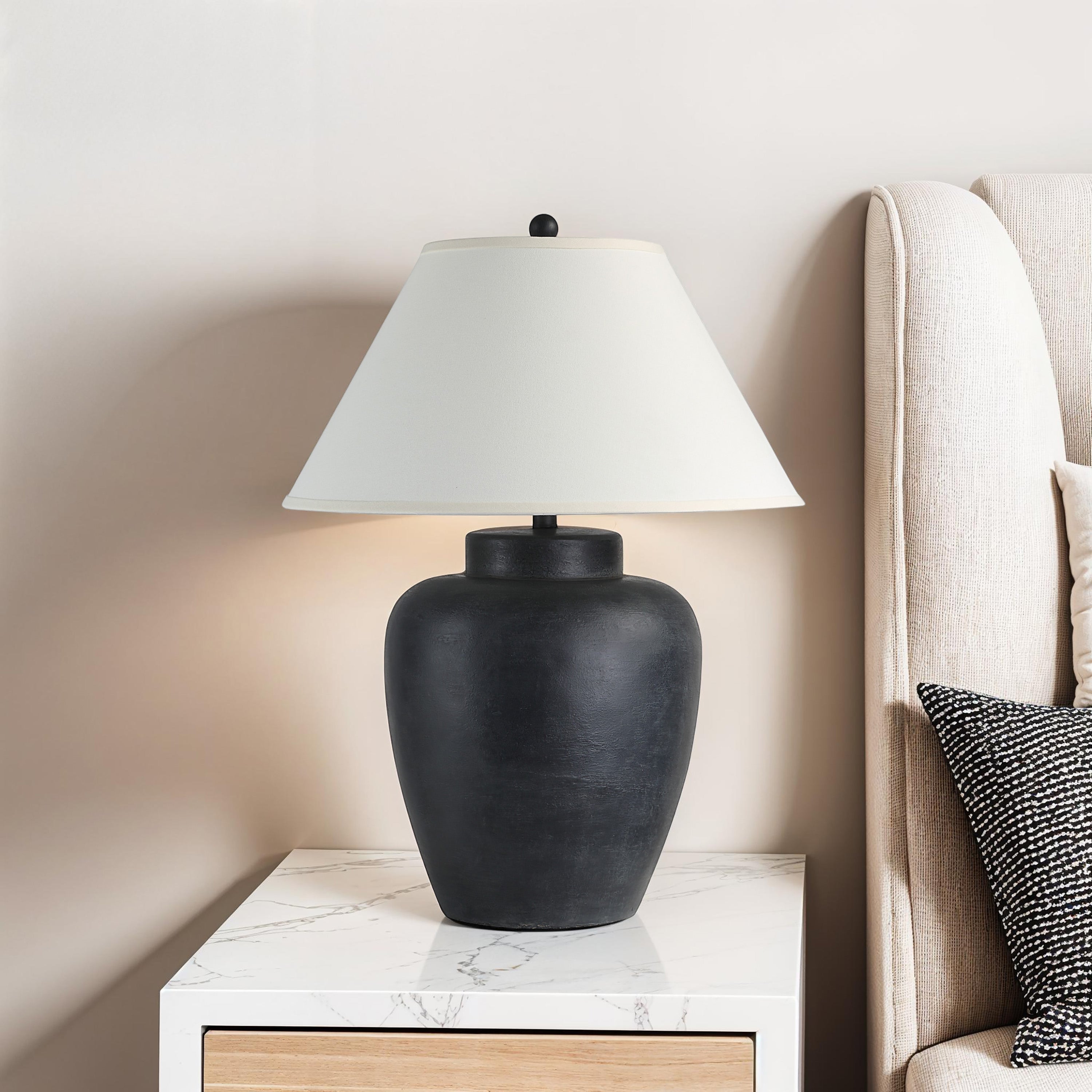 Arancia 29.5" Height Table Lamp, Black - Lifestyle Image - LPT1317