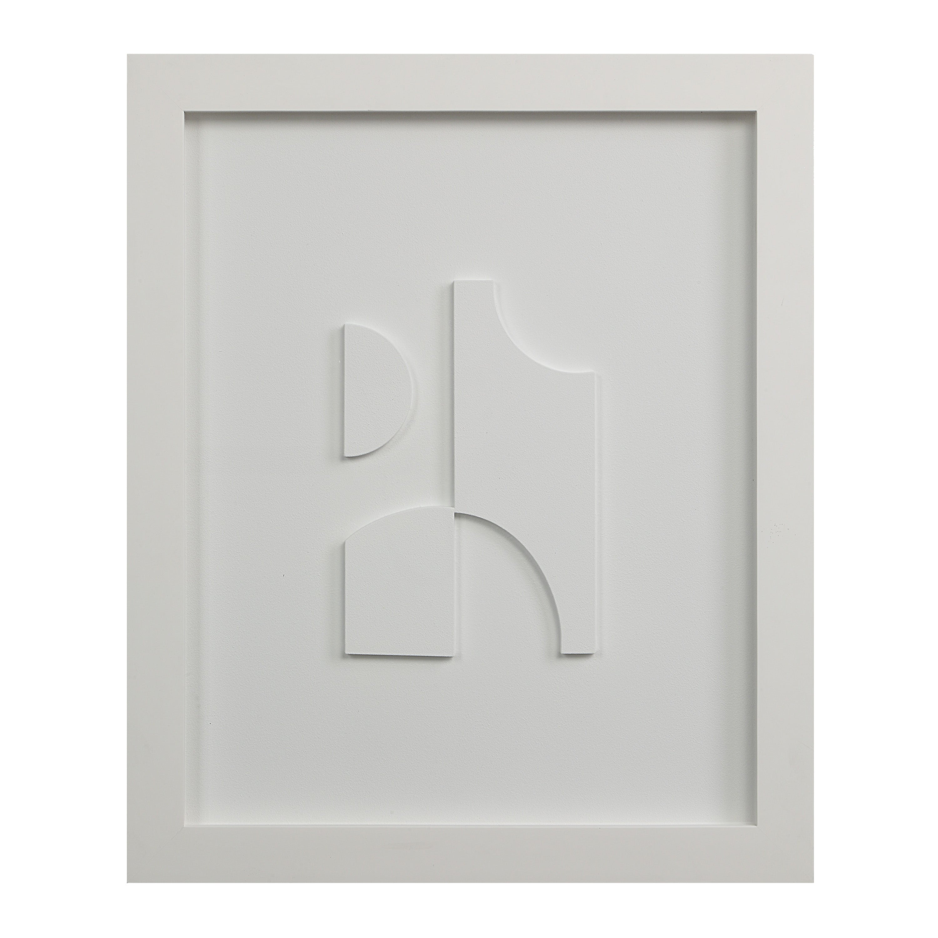 Ispra 19" Wide Wall Decor, Matte White - Additional Image 4 - W6760