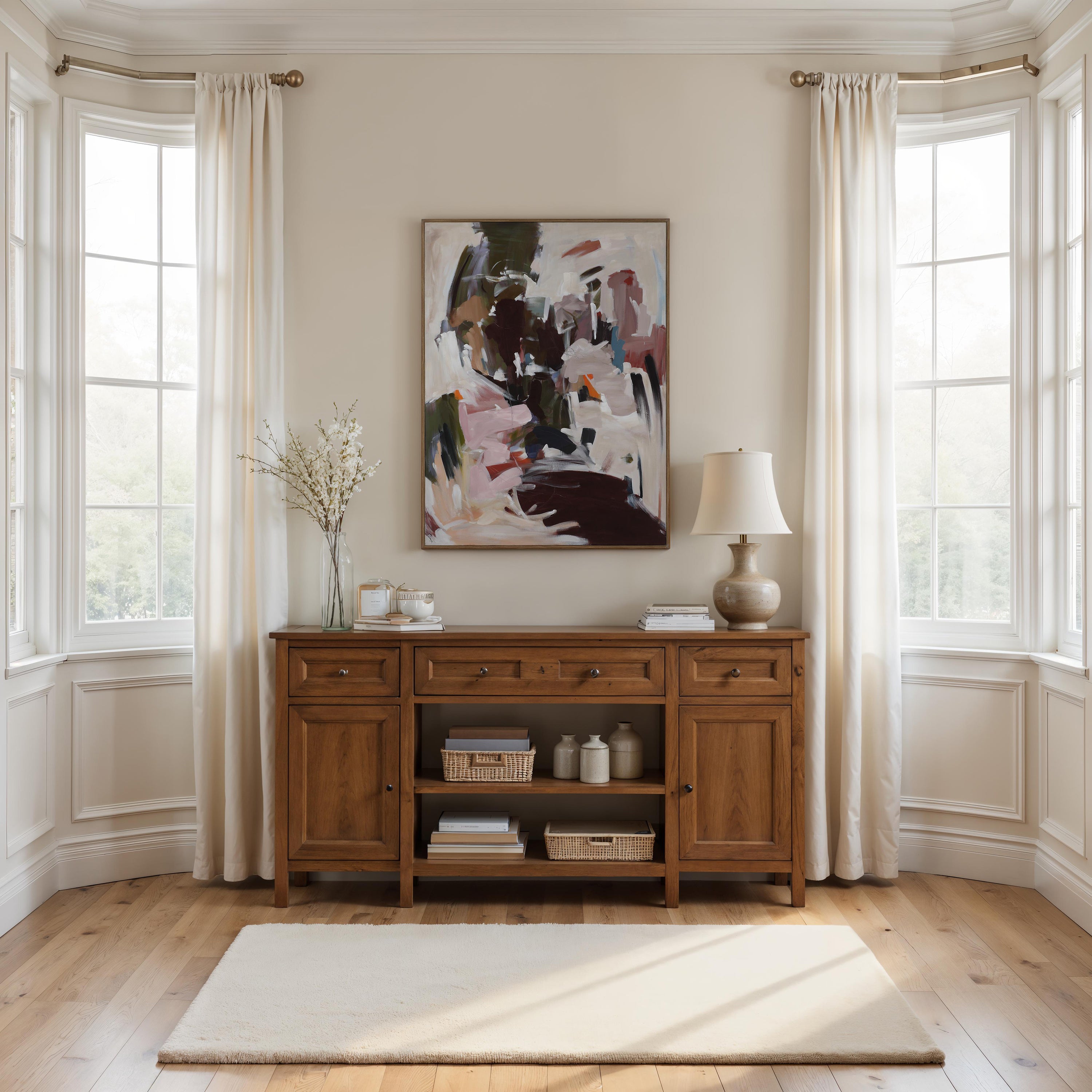 Valenca 48" H x 36" W Canvas Art - Lifestyle Image - OL2229