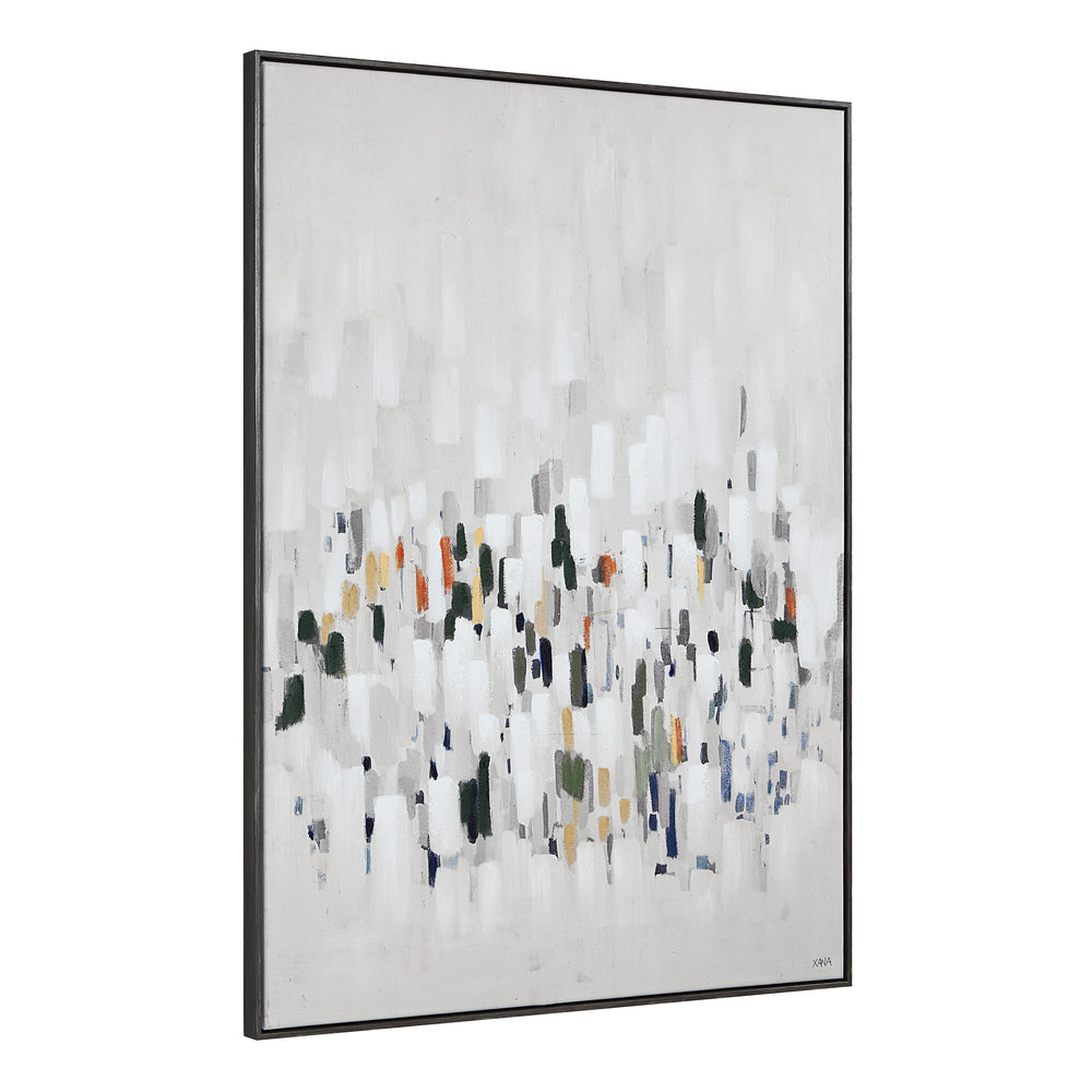 Milla 48" H x 36" W Canvas Art, Grey - Angle Image - OL2210