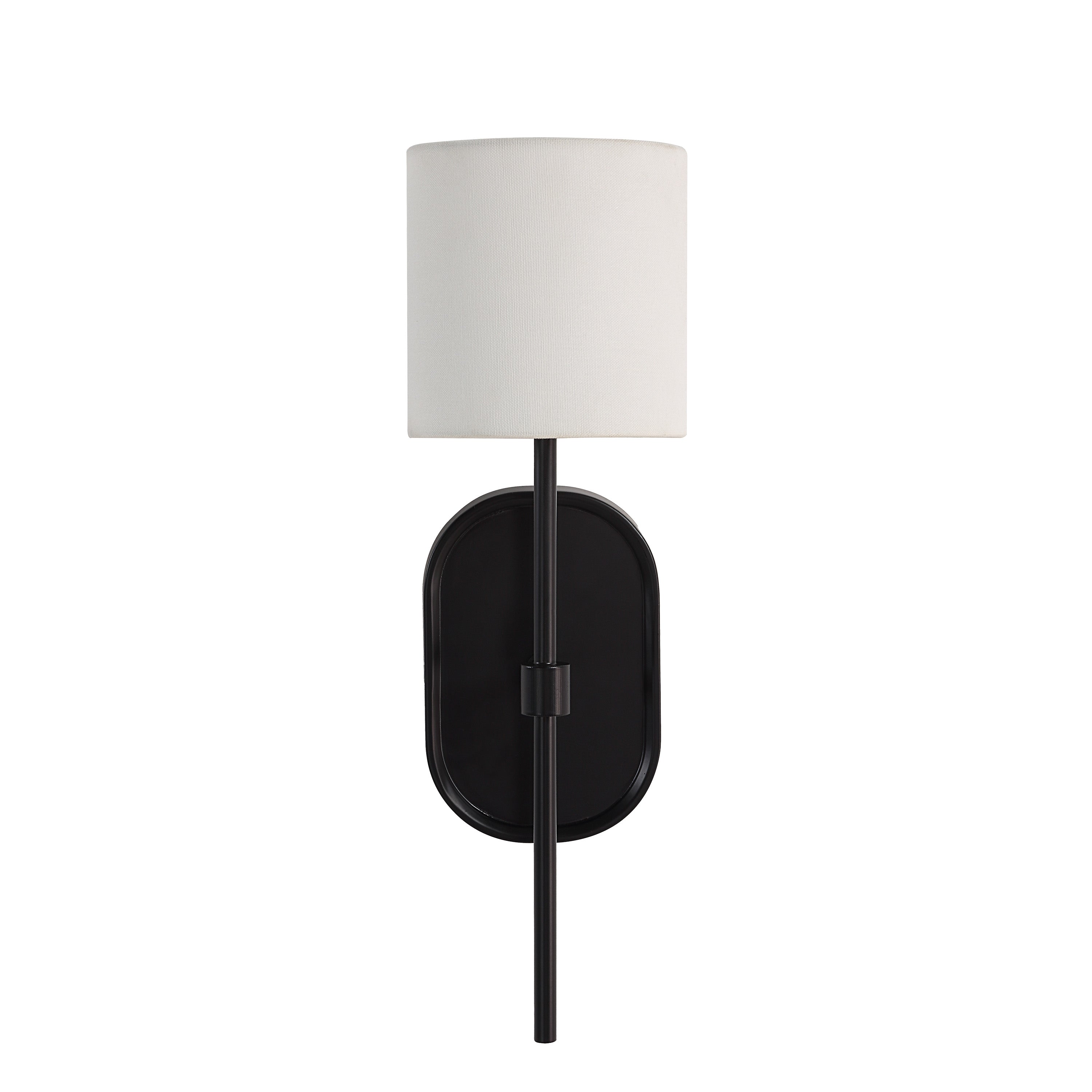 Fico 17.5" Height Wall Sconce, Black - Main Image - WS159