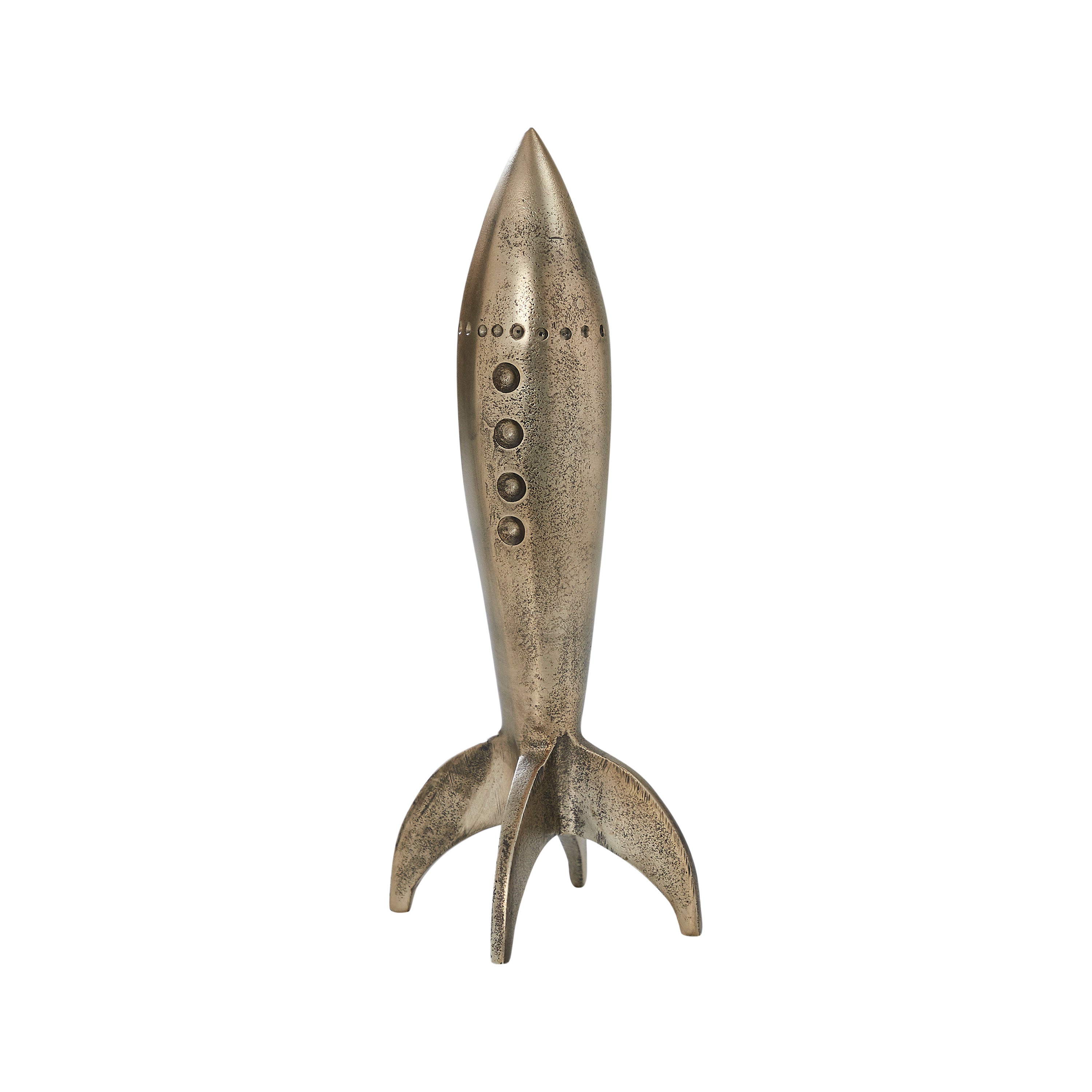 Brooks Indoor Cast Aluminum Statue, Antique Brass - Additional Image 3 - STA789