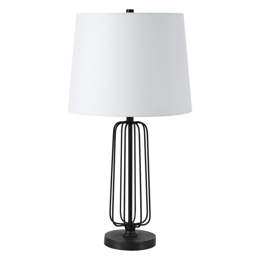 Shadia 24.75" Length Table Lamp- Set of two, Matte Black - Additional Image 2 - LPT1236-SET2