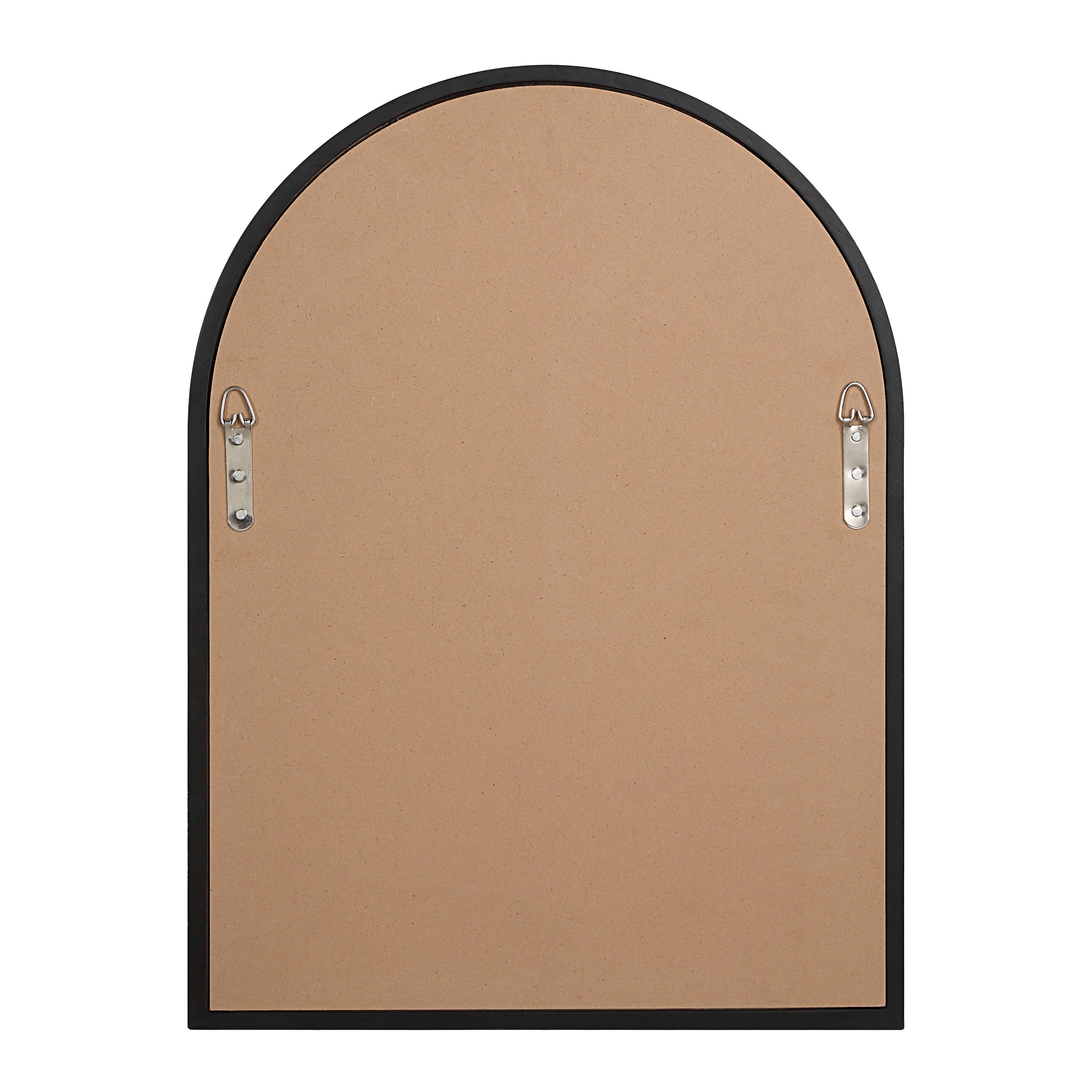 Olfito 24" H x 18" W Wall Mirror, Black - Backing Image - MT2715