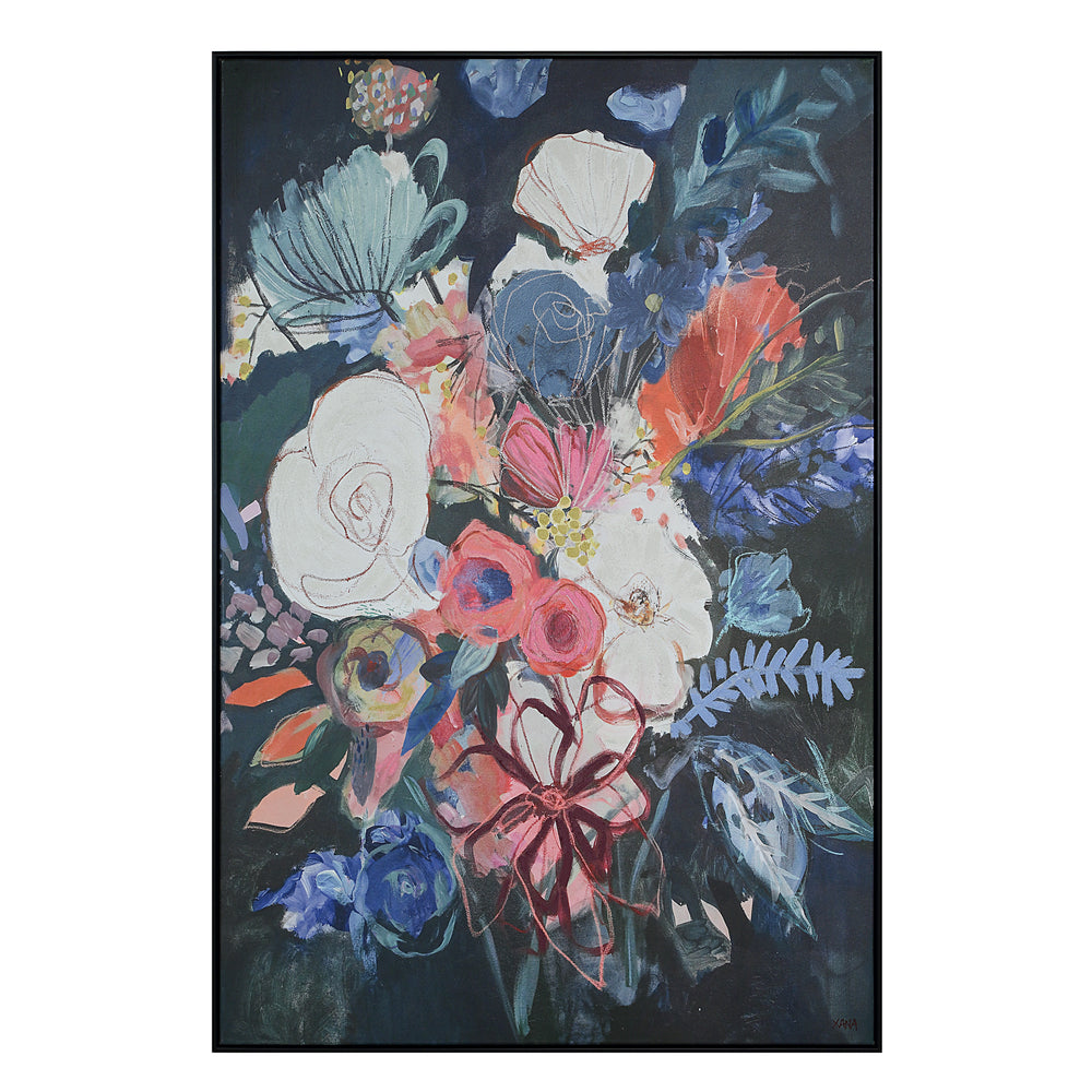 Kyra 60" H x 40" W Canvas Art, Black - Main Image - OL2221