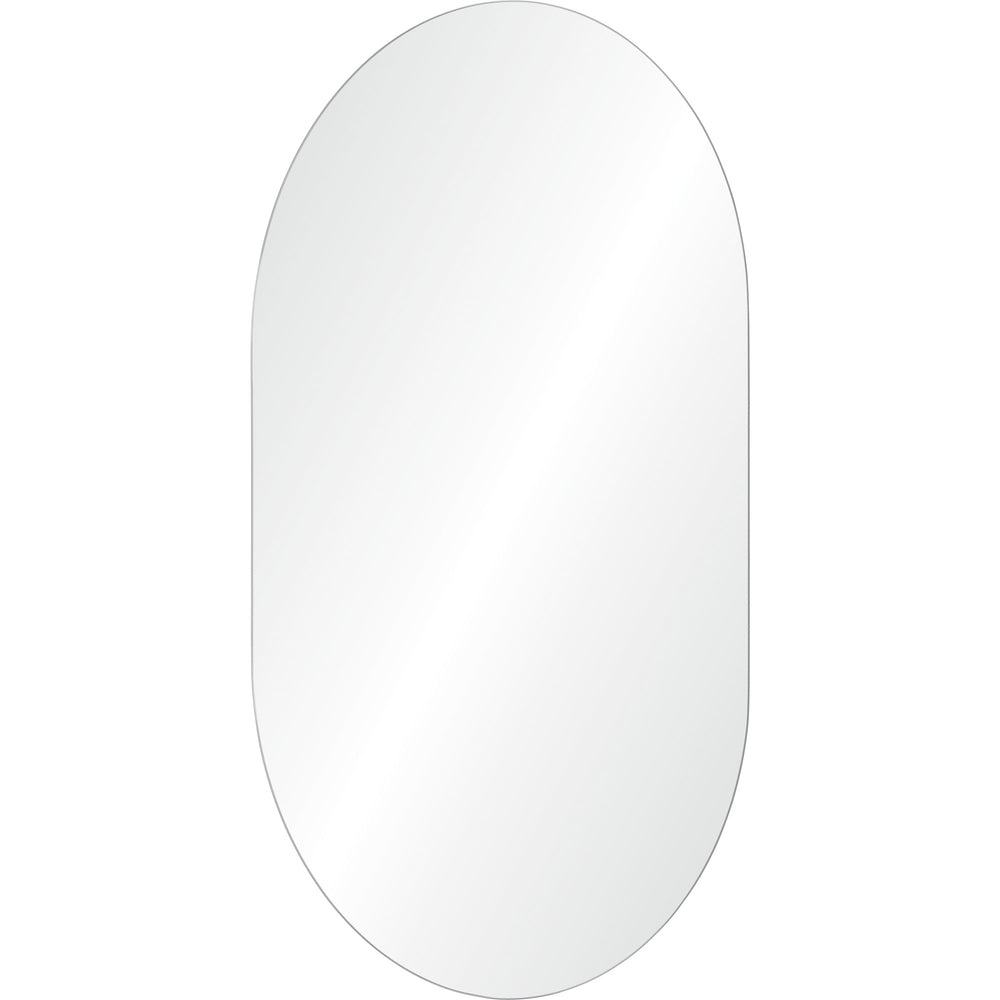 Salta 40" Tall Oval Wall Mirror - Angle Image - MT2496