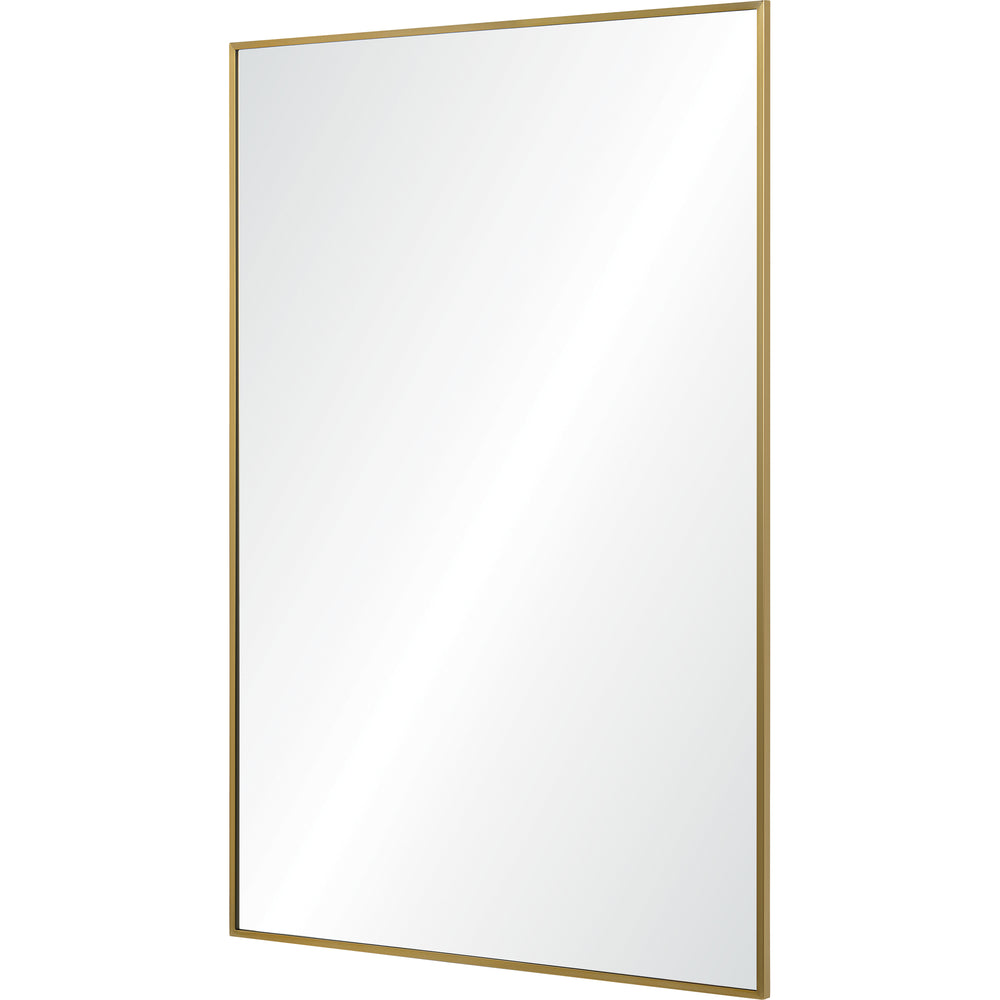 Raydon 35.5" Tall Rectangle Wall Mirror, Yellow - Angle Image - MT2452