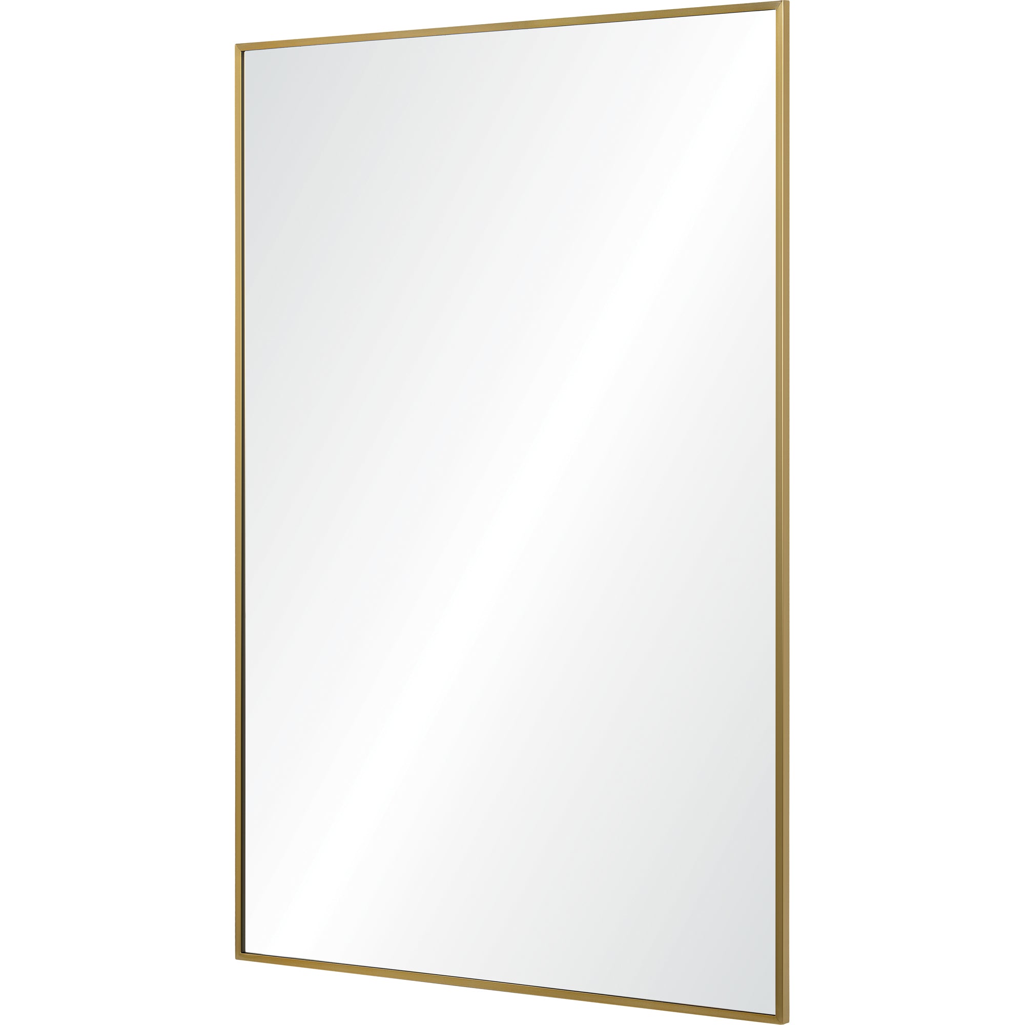 Raydon 35.5" Tall Rectangle Wall Mirror, Yellow - Angle Image - MT2452