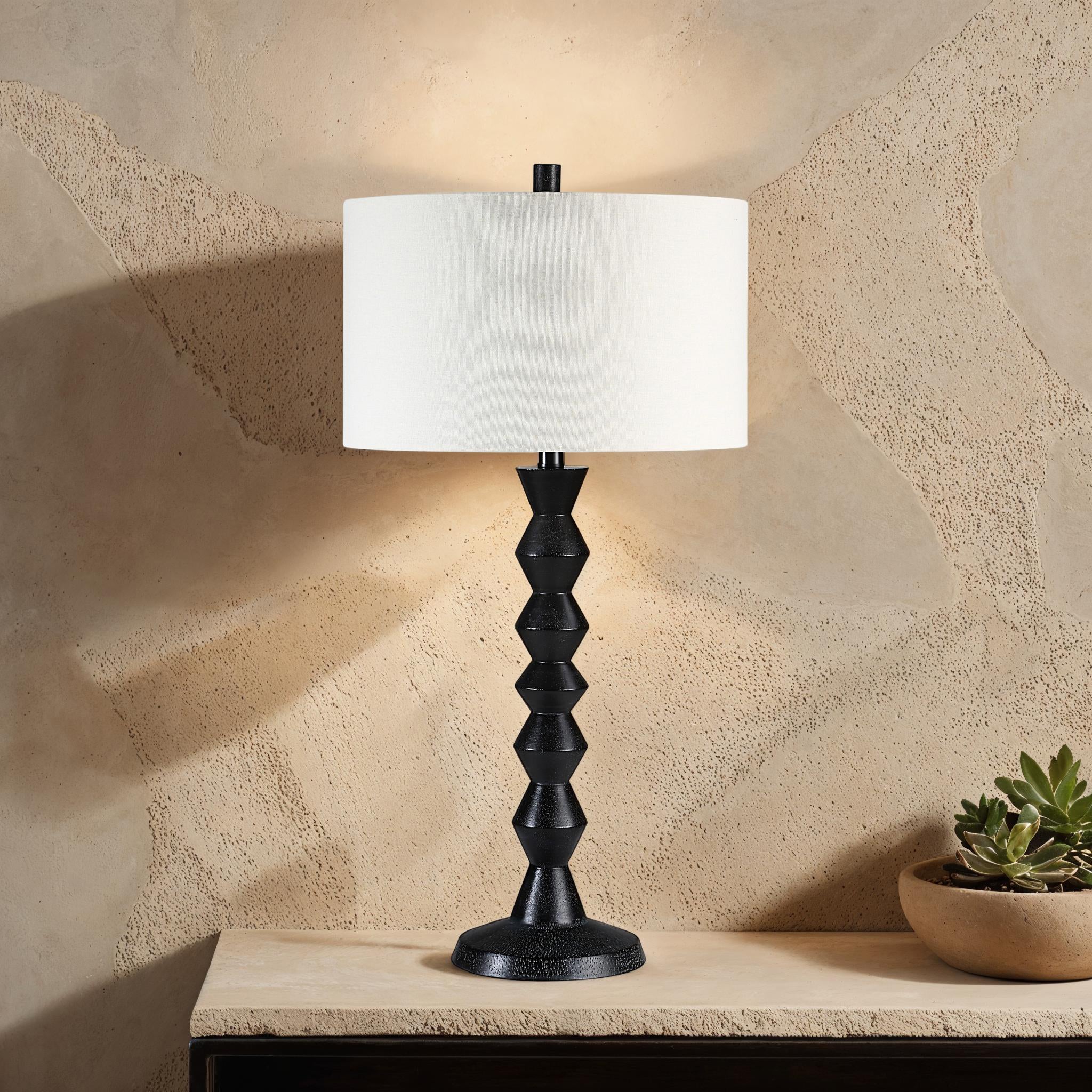 Tulum 32" Height Table Lamp, Black - Lifestyle Image - LPT1358