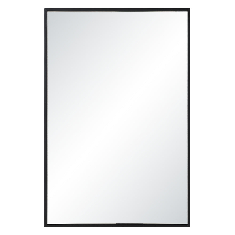 Agata 36" H x 24" W Wall Mirror, Black - Main Image - MT2753