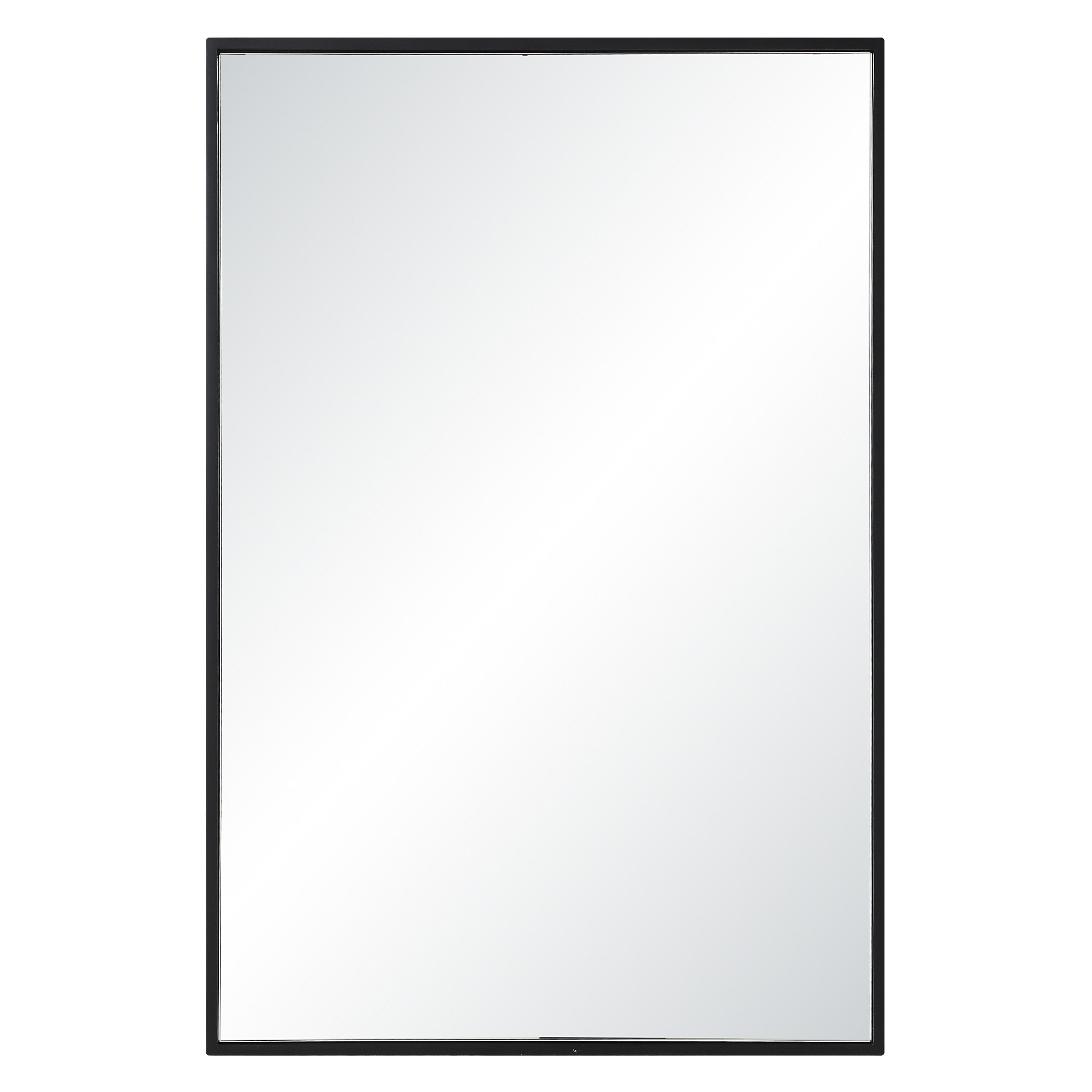 Agata 36" H x 24" W Wall Mirror, Black - Main Image - MT2753