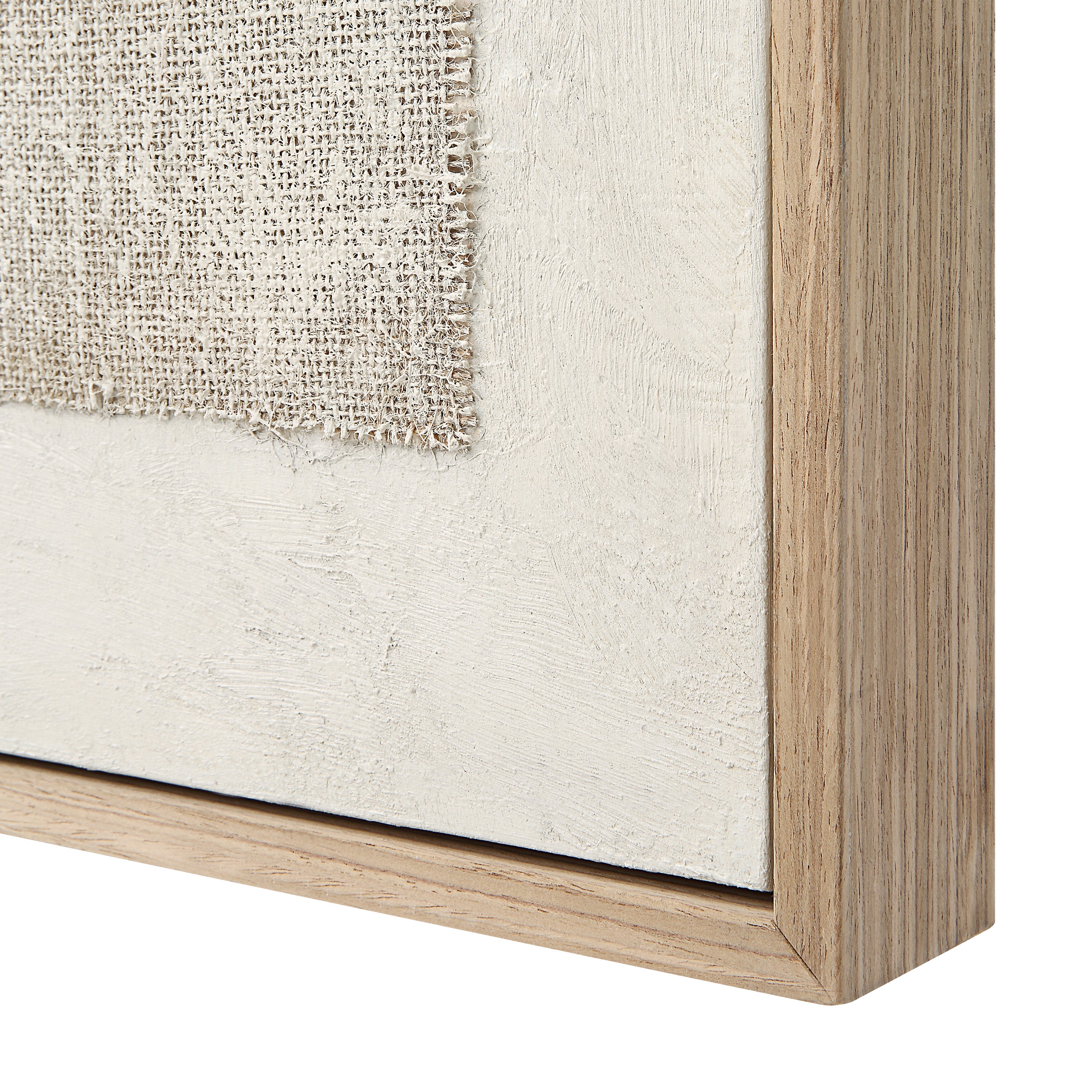 Picardy 60.3" Wide Wall Art with Wood Frame, Oak - Additional Image 2 - W6745