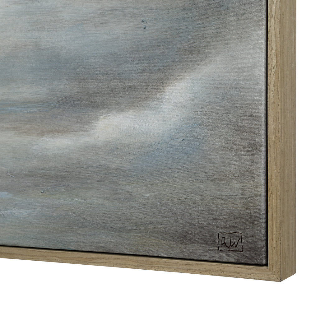 Anse 36" H x 48" W Canvas Art, White - Additional Images - OL2194