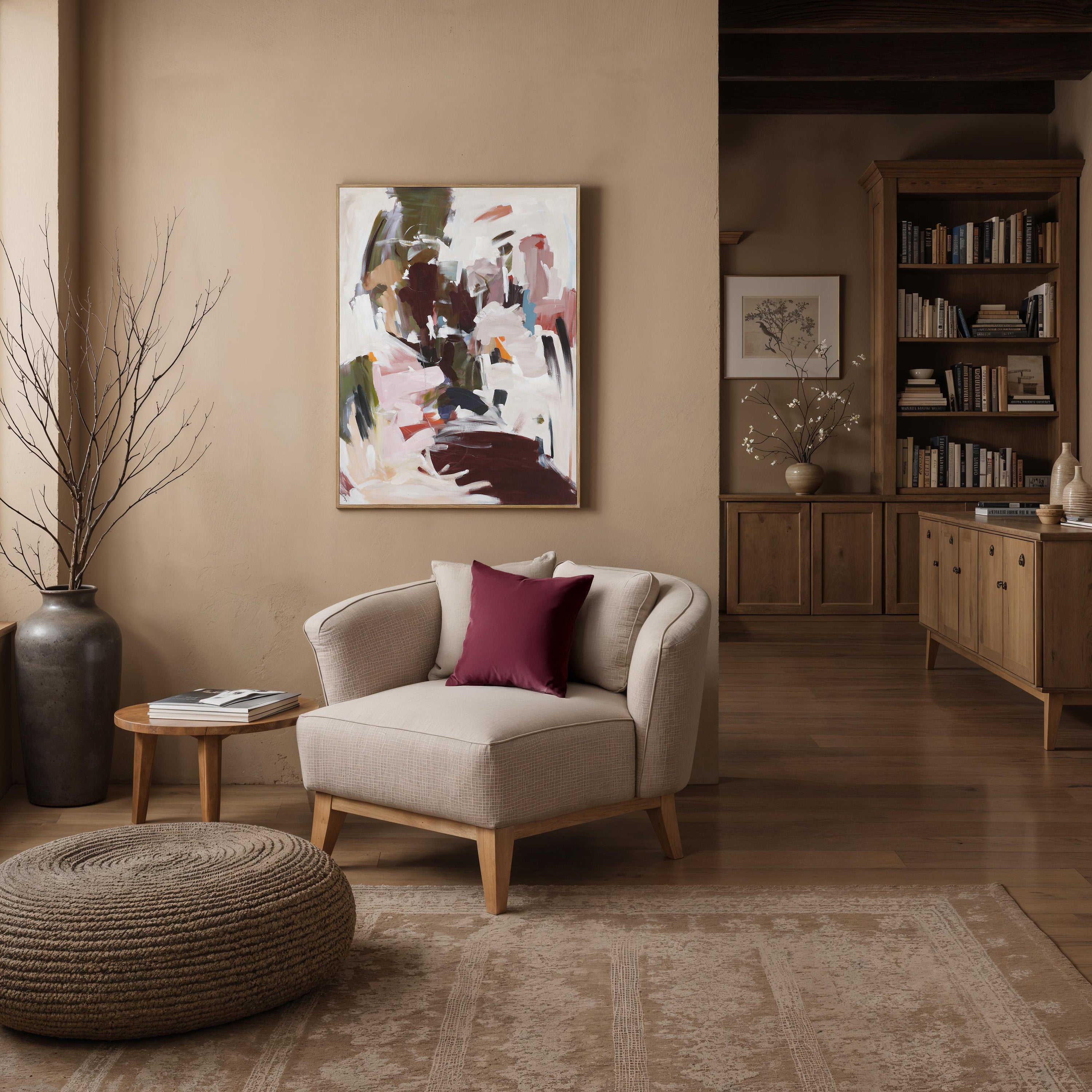 Valenca 48" H x 36" W Canvas Art - White Label Lifestyle Image - OL2229