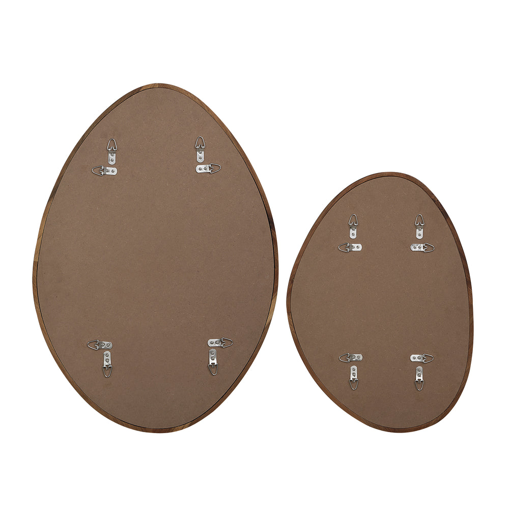 Tivoli Wall Mirror, Brown - Backing Image - MT2701