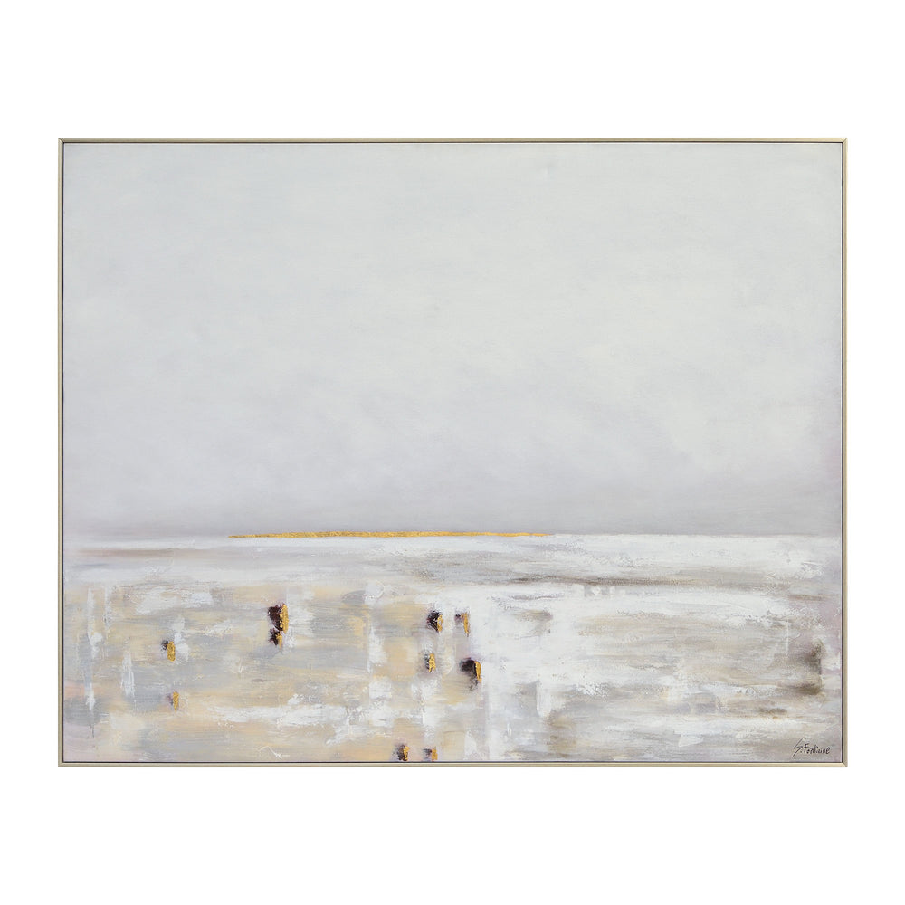 Lynx 50" Wide Canvas Art, Grey - Main Image - OL2106