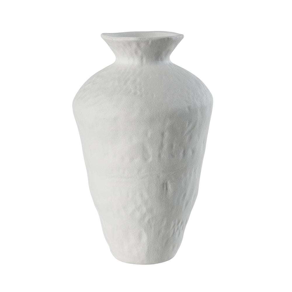 Melton Indoor Porcelain Ceramic Vase, Matte Off-White - Main Image - VAS261