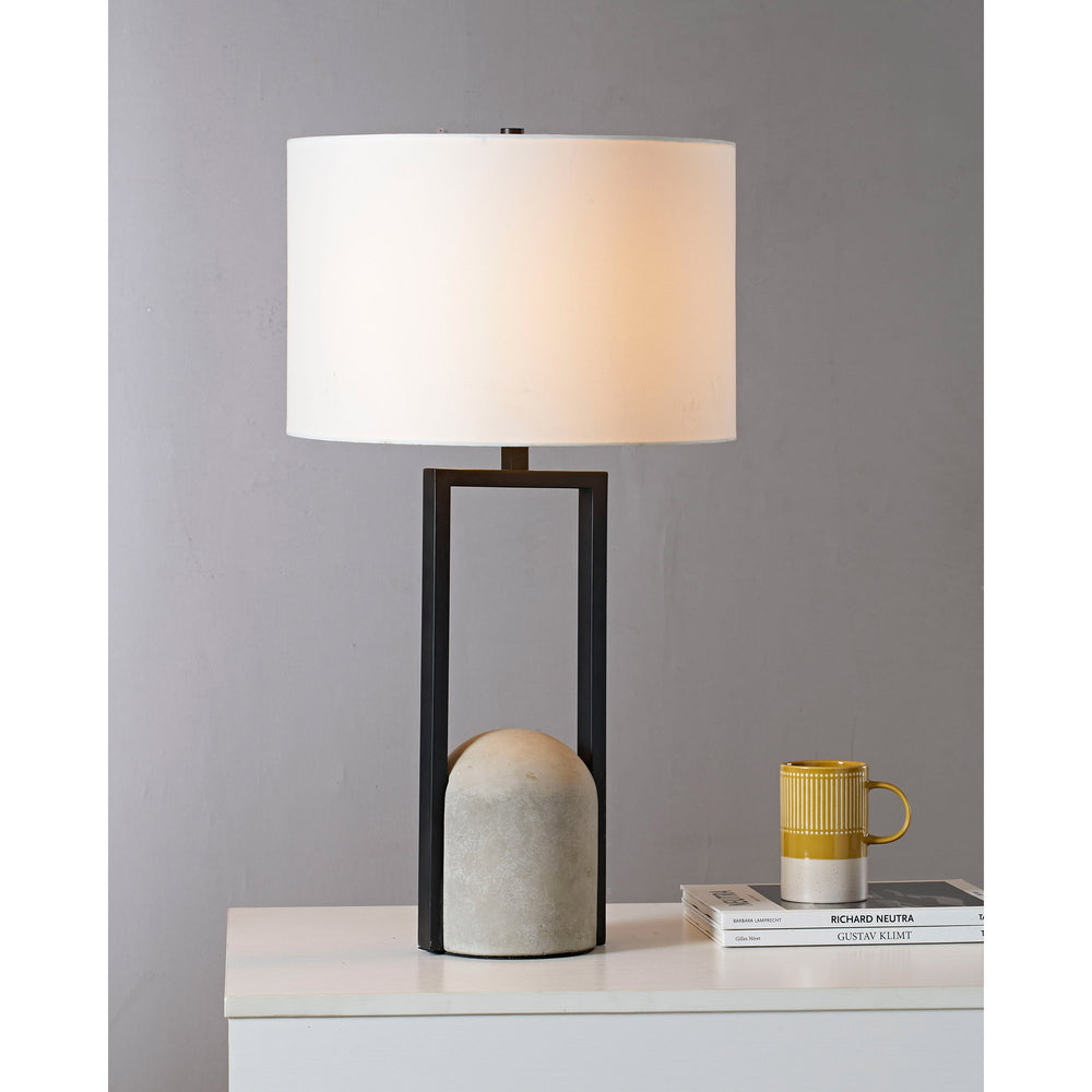 Florah 27.75" Length Table Lamp, Matte Black - Lifestyle Image - LPT1231