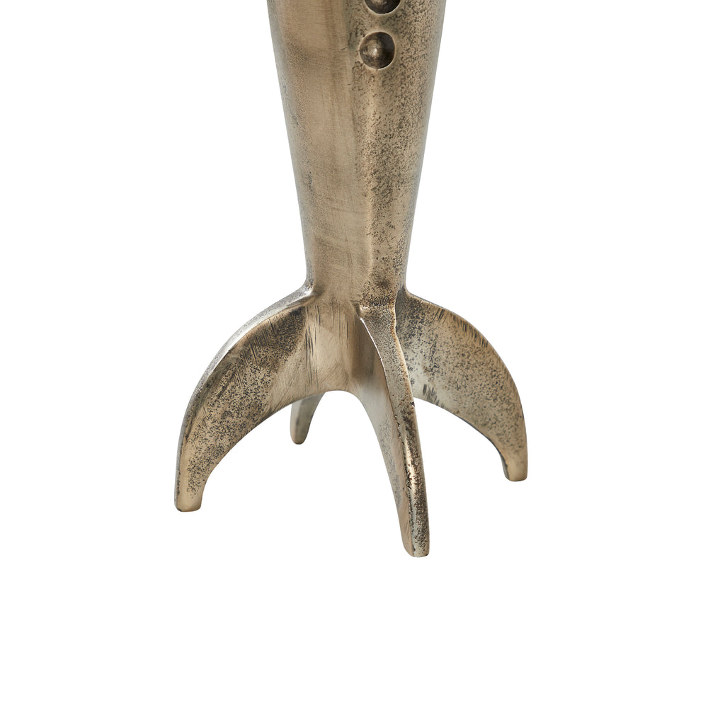 Brooks Indoor Cast Aluminum Statue, Antique Brass - Additional Image 2 - STA789