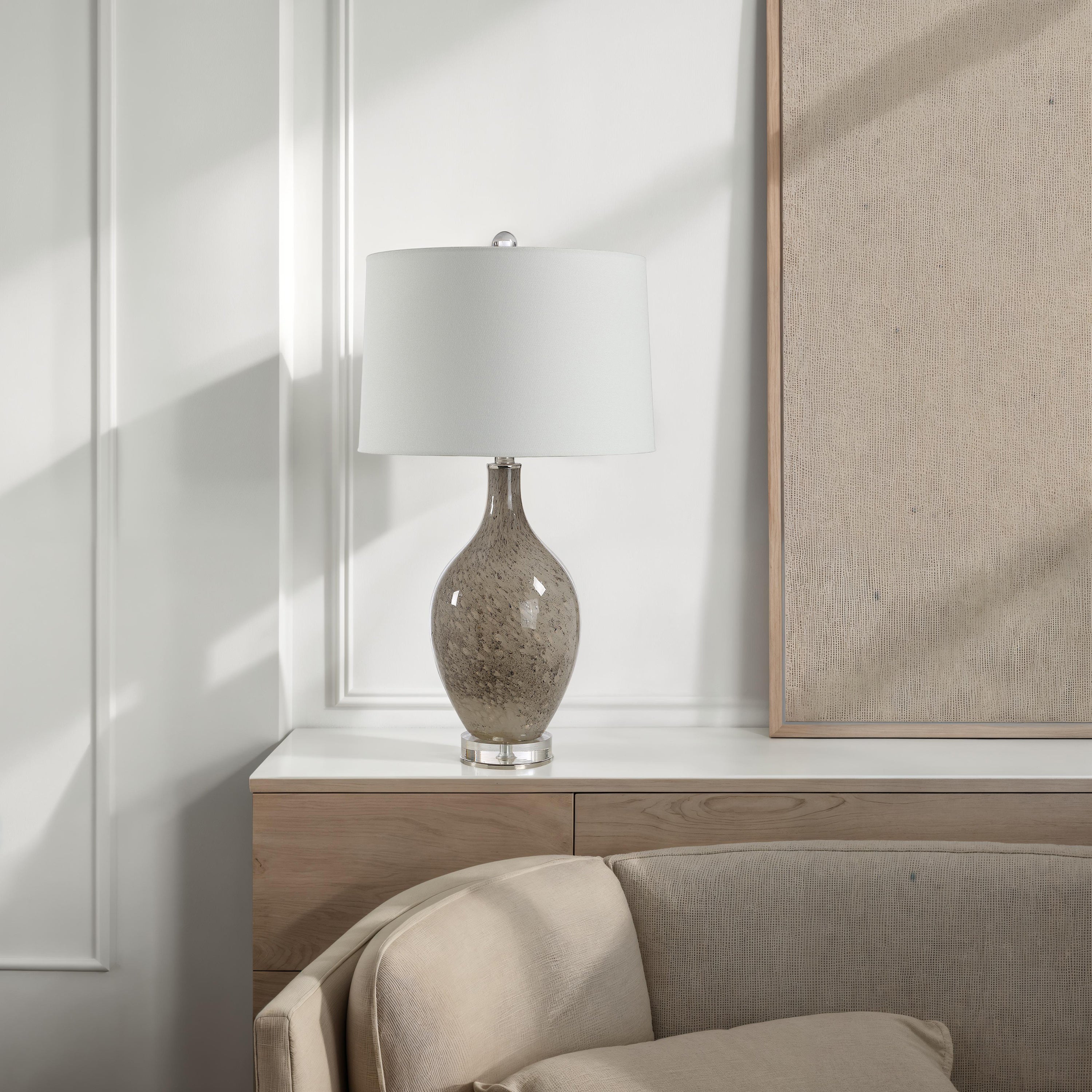 Vienne 25.0" Height Table Lamps, Green - White Label Lifestyle Image - LPT1425EV
